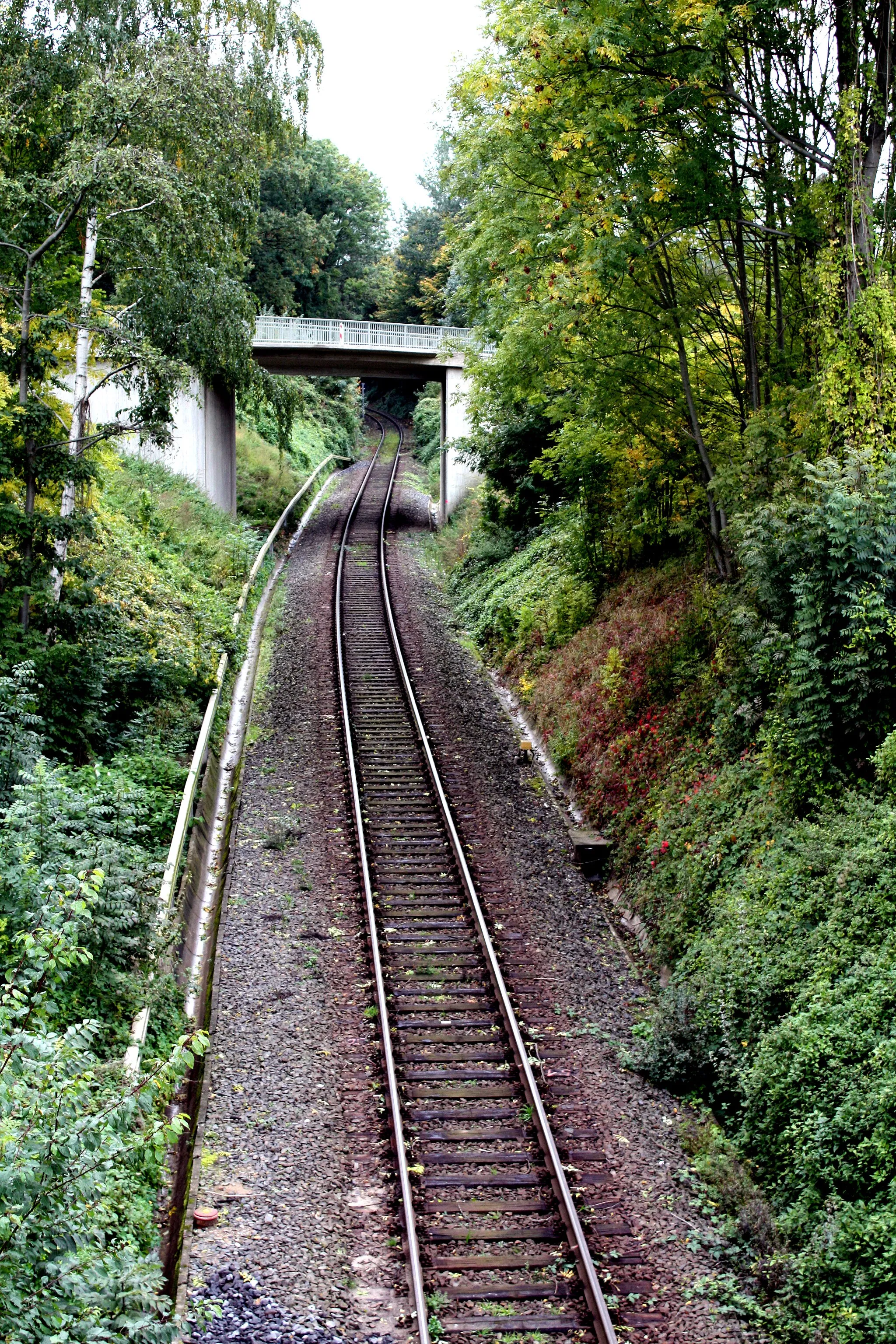 Photo showing: Einspurige HGK-Trasse zwischen Hermülheim und Alt-Hürth