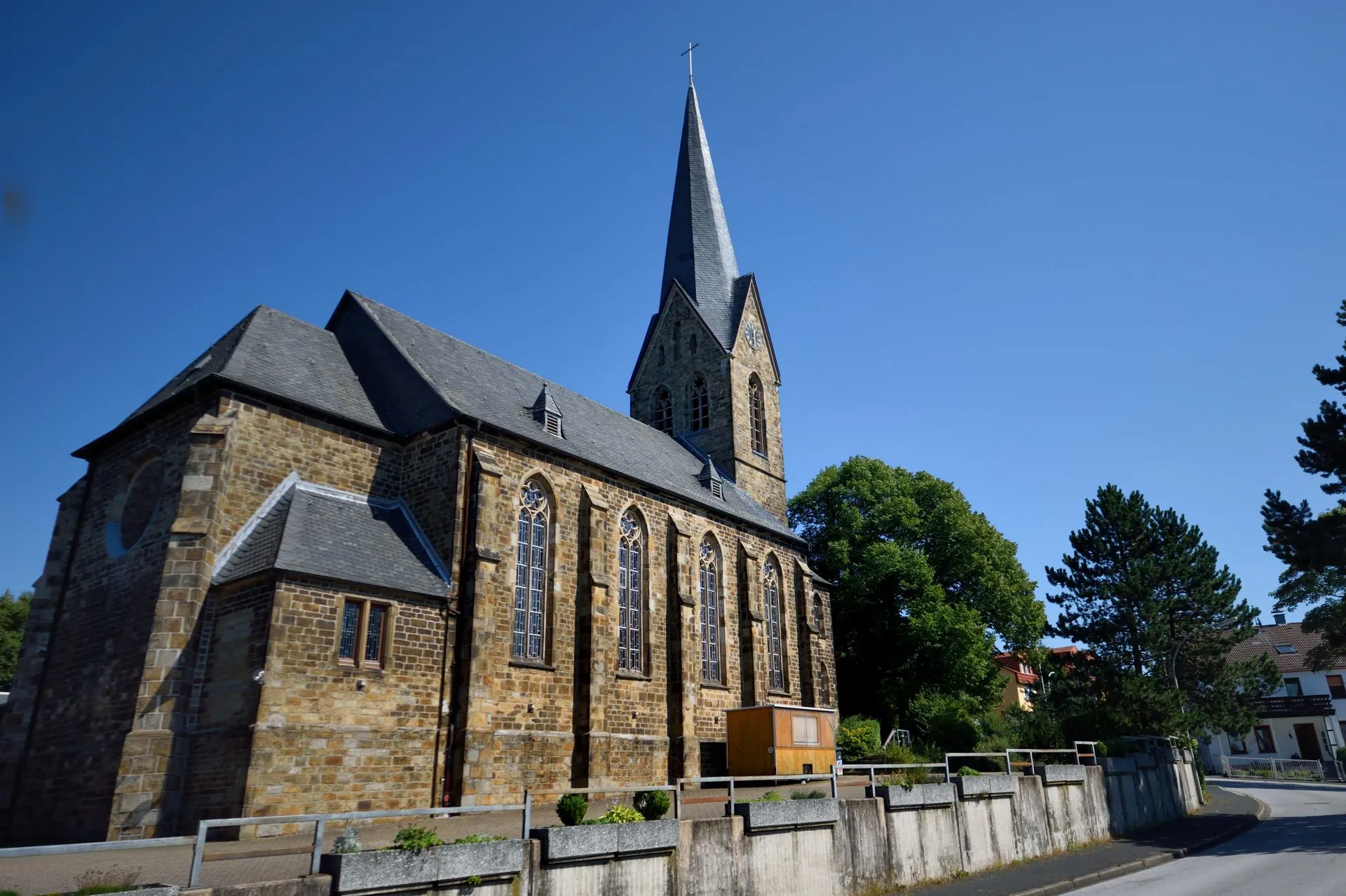 Photo showing: Denkmalgeschützte evangelische Kirche Silschede, Gevelsberg