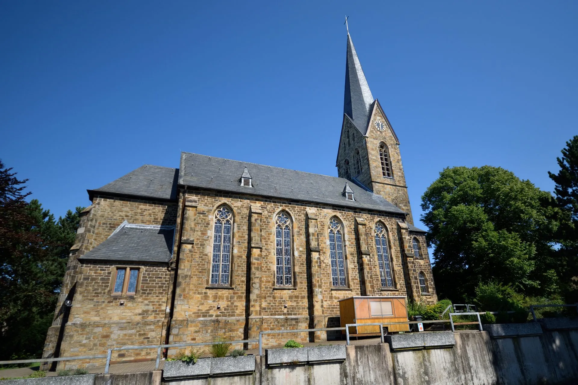 Photo showing: Denkmalgeschützte evangelische Kirche Silschede, Gevelsberg