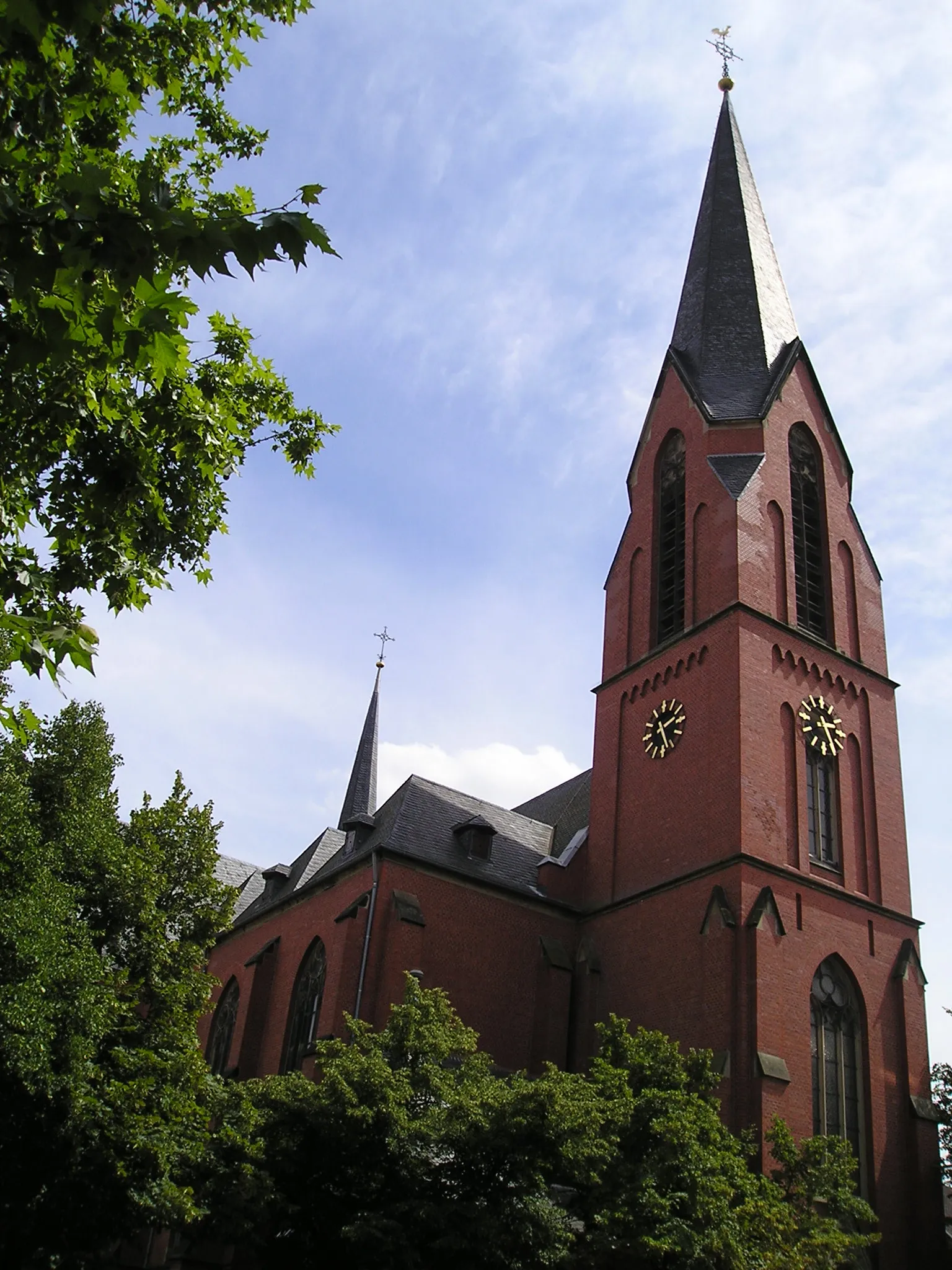 Photo showing: Catholic Saint Caecilia Church in Düsseldorf-Benrath