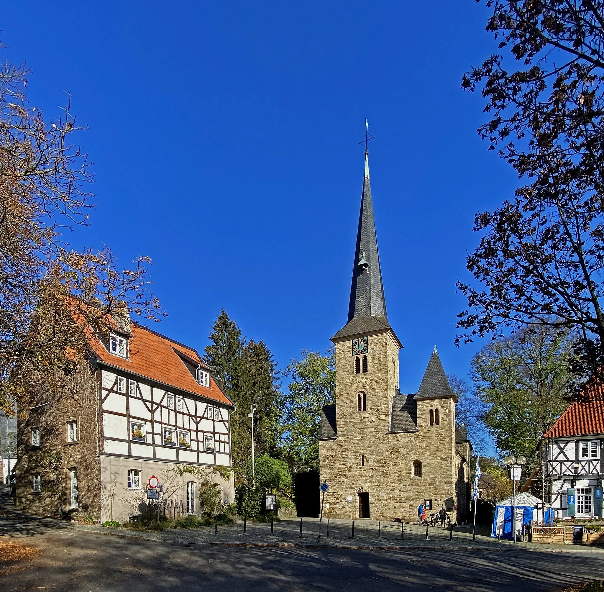 Photo showing: Kirchstraße 8 - Ev. Kirche (Wengern)