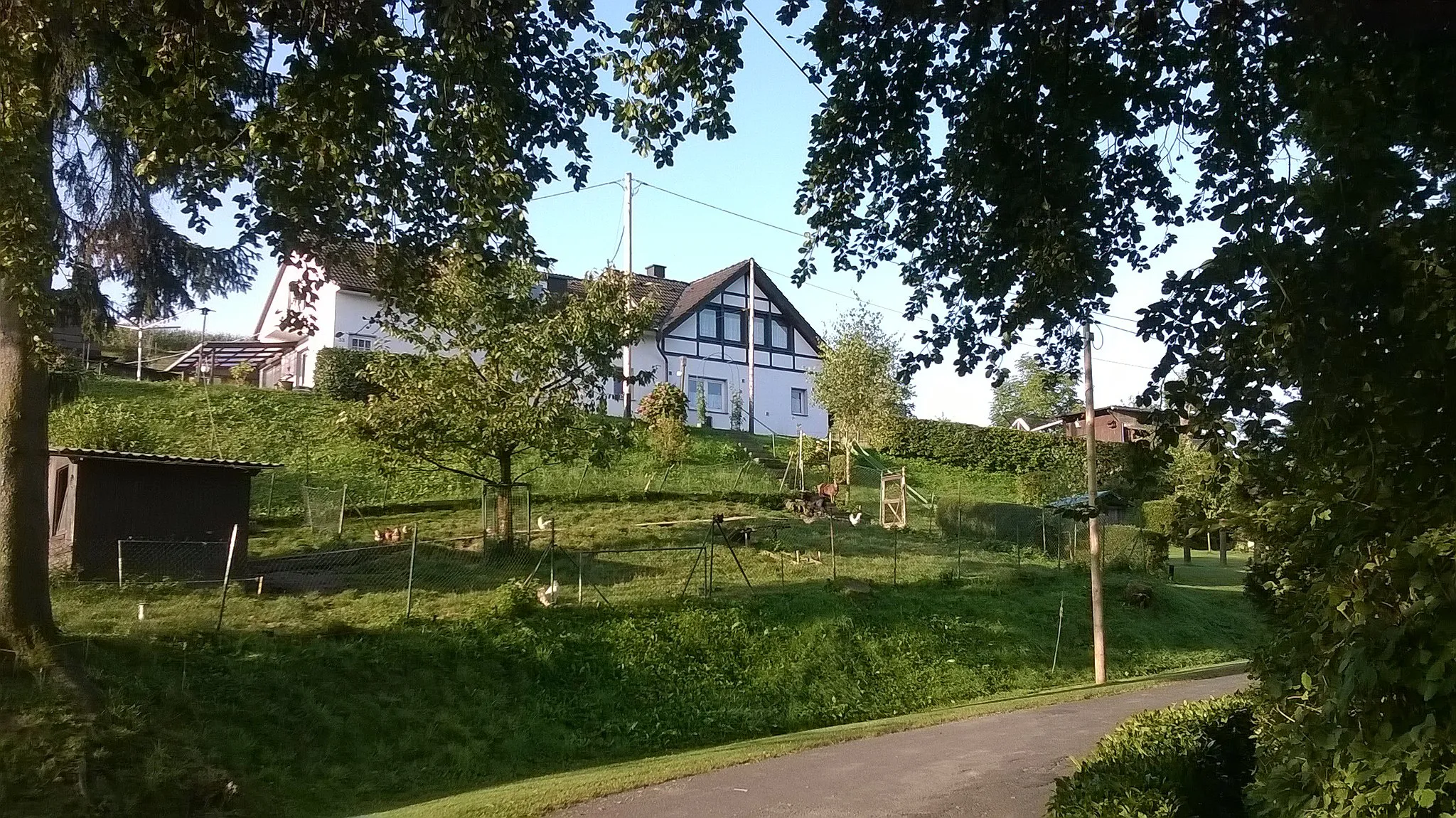 Photo showing: Ansicht Bauernhof in Birkenhof (Overath-Marialinden)