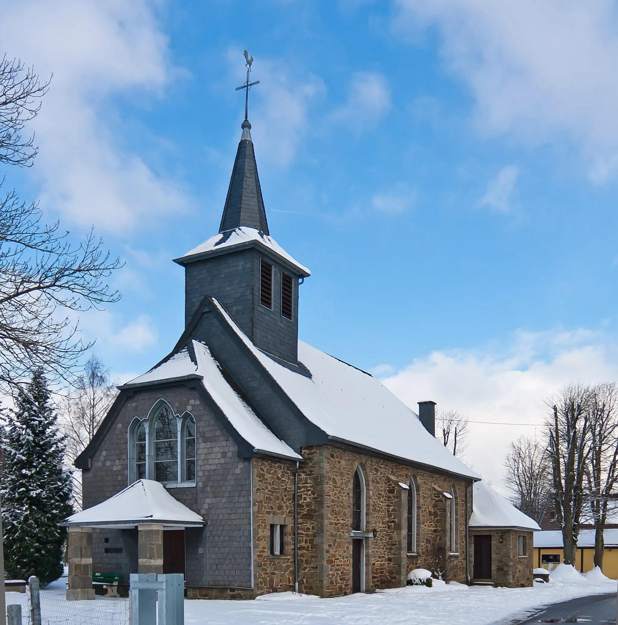 Photo showing: Kirche von Lanzerath, Manderfeld, Büllingen