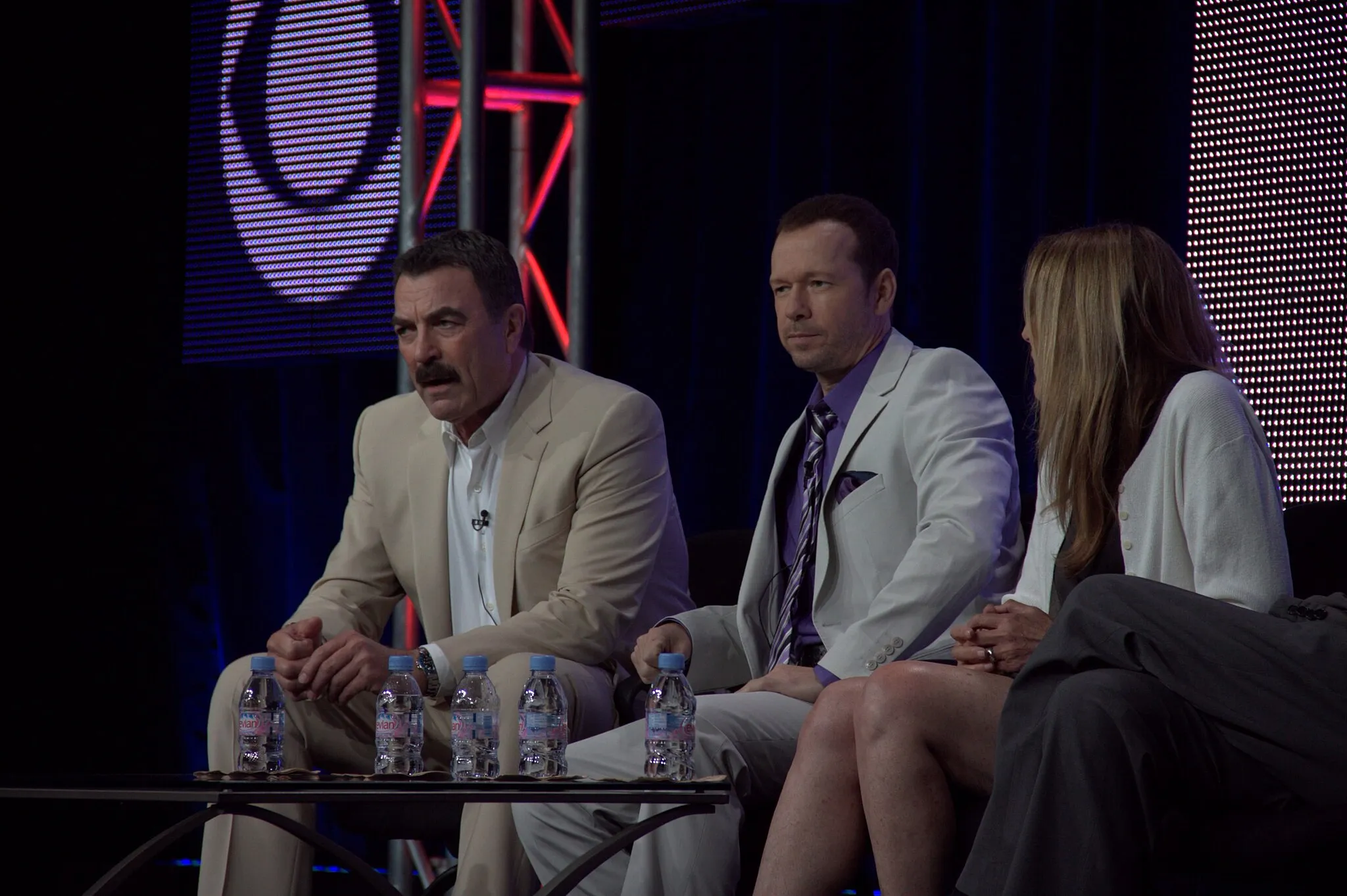 Photo showing: Cast of TV series "Blue Bloods" at the 2010 Summer Session of the Television Critics Assocation.