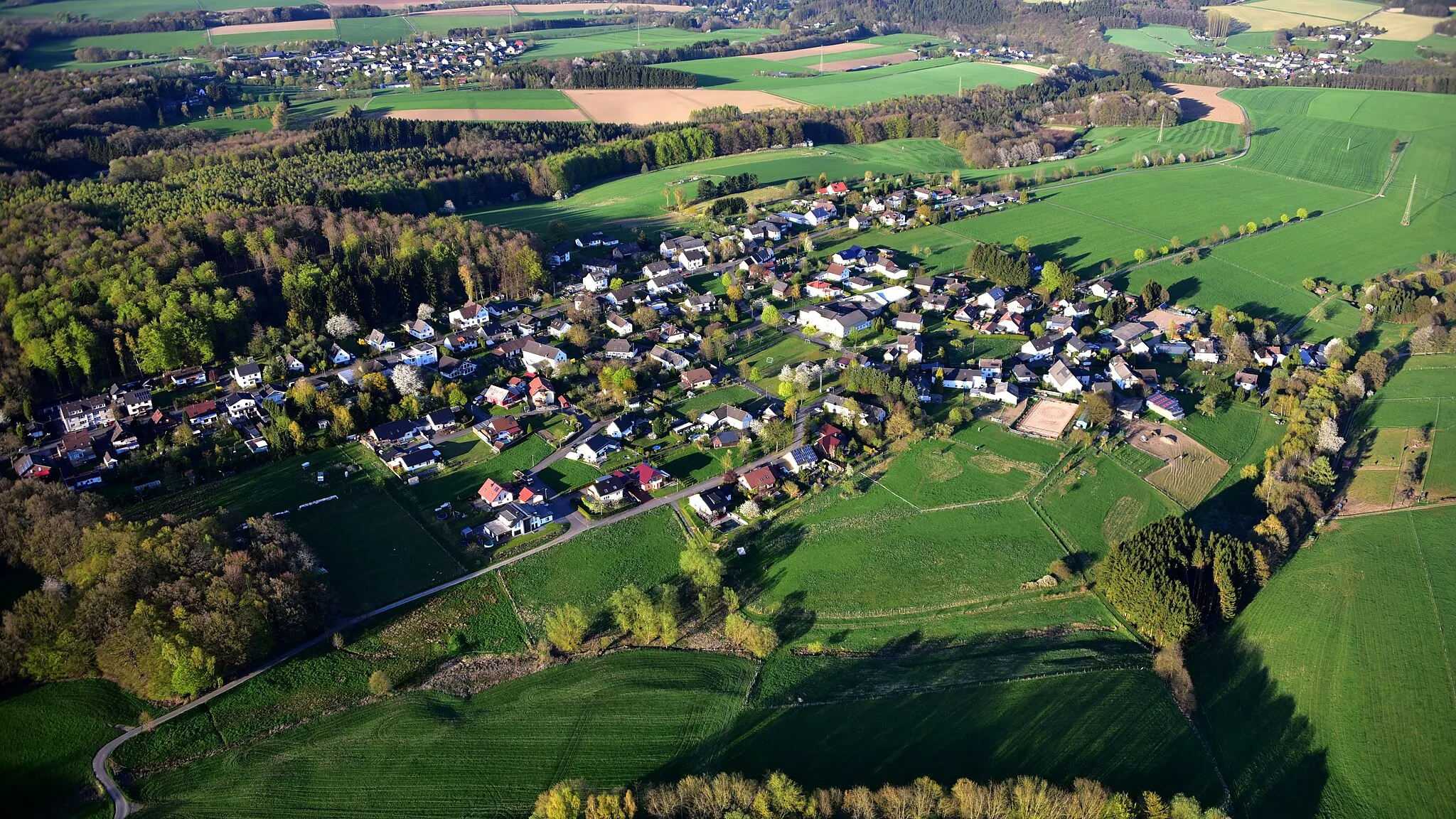 Photo showing: Reiferscheid, Luftaufnahme (2018)