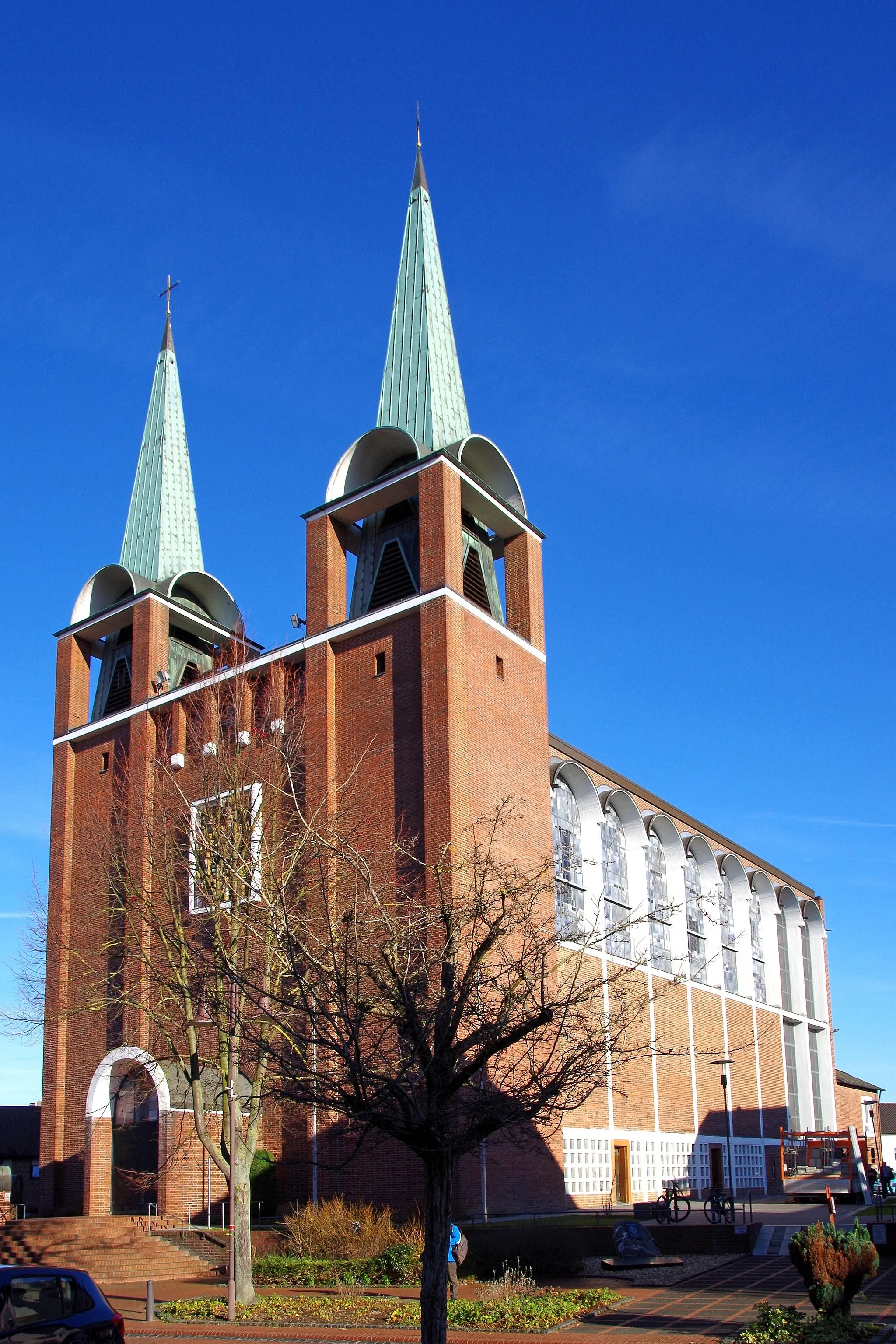 Photo showing: St. Martin (Aldenhoven), Südwestansicht