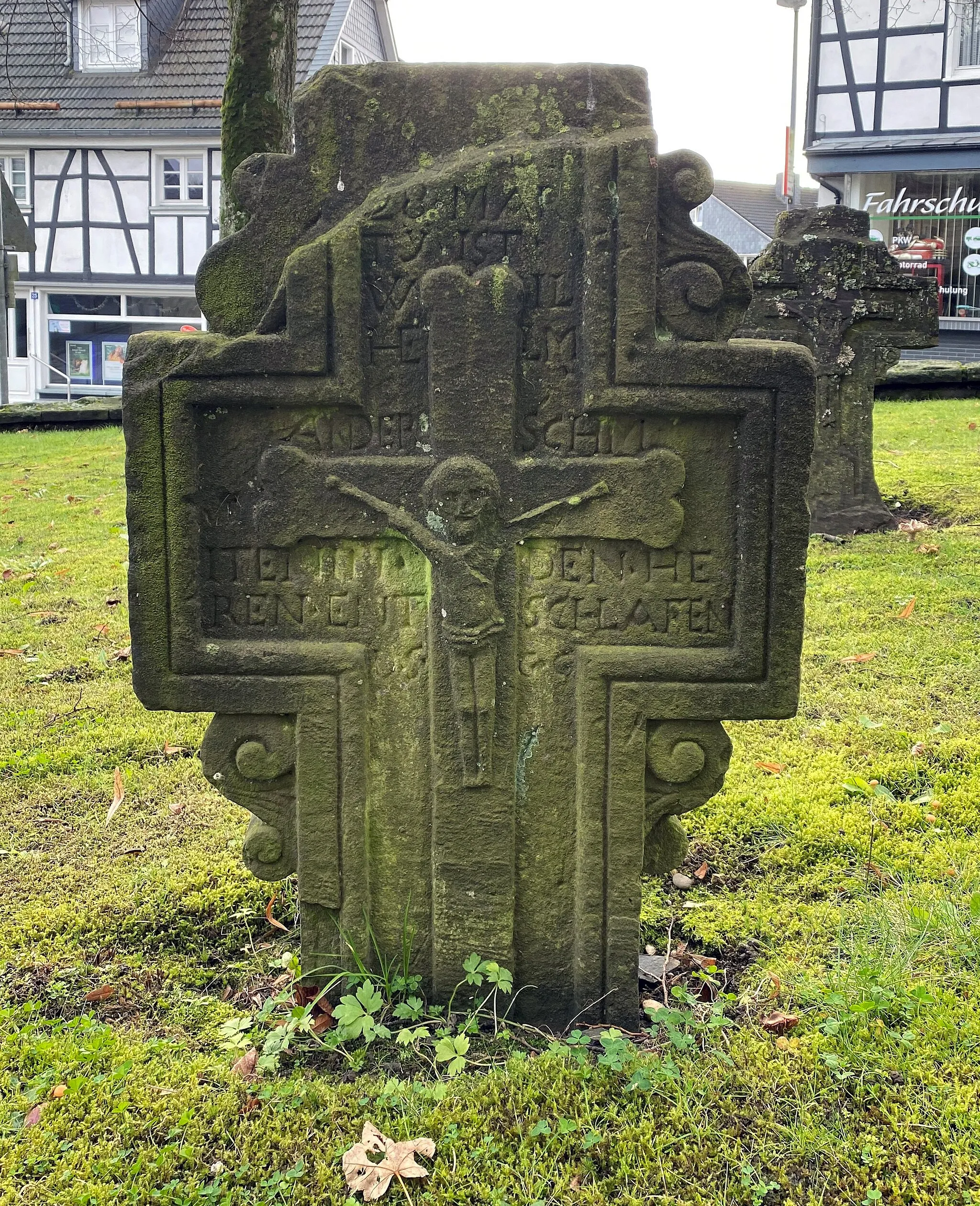 Photo showing: Grabsteine alter Friedhof (BD 22) (Kürten)