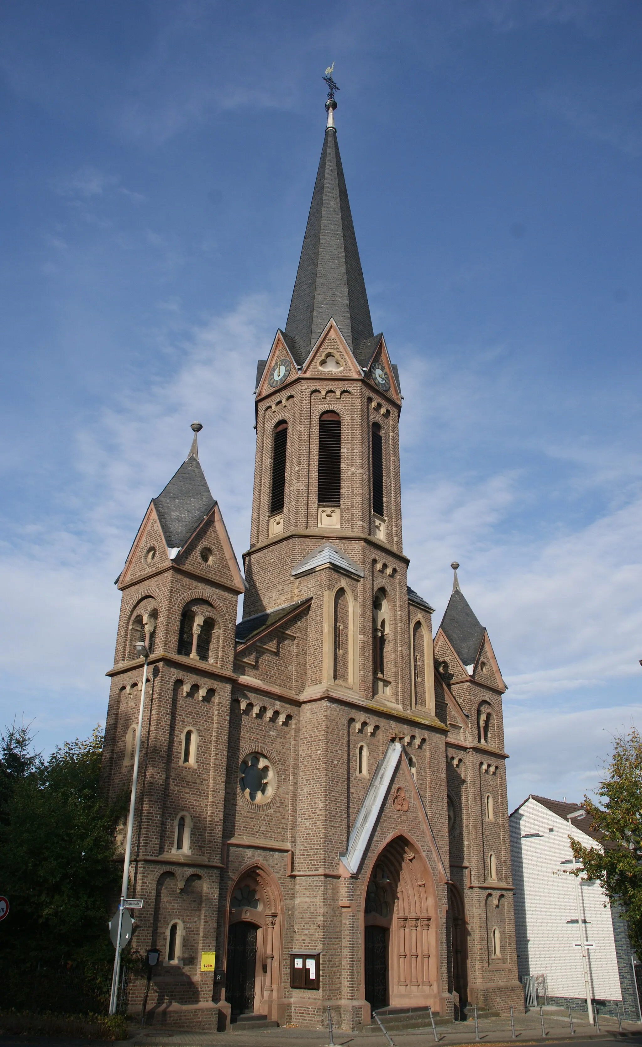 Photo showing: Kirchturm St. Sebastian, Bornheim-Roisdorf