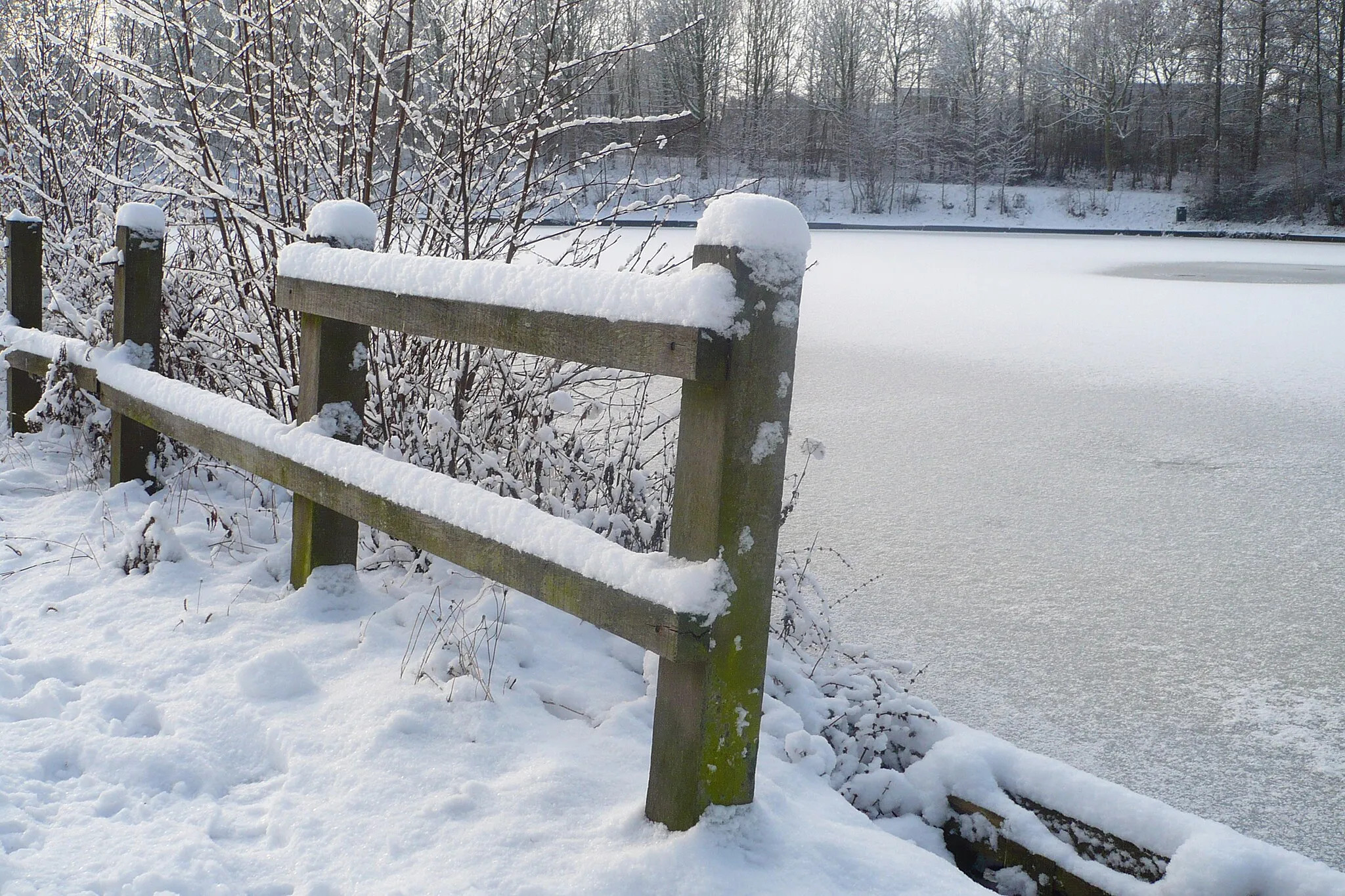 Photo showing: Vijver Hoensbroek winter 2010