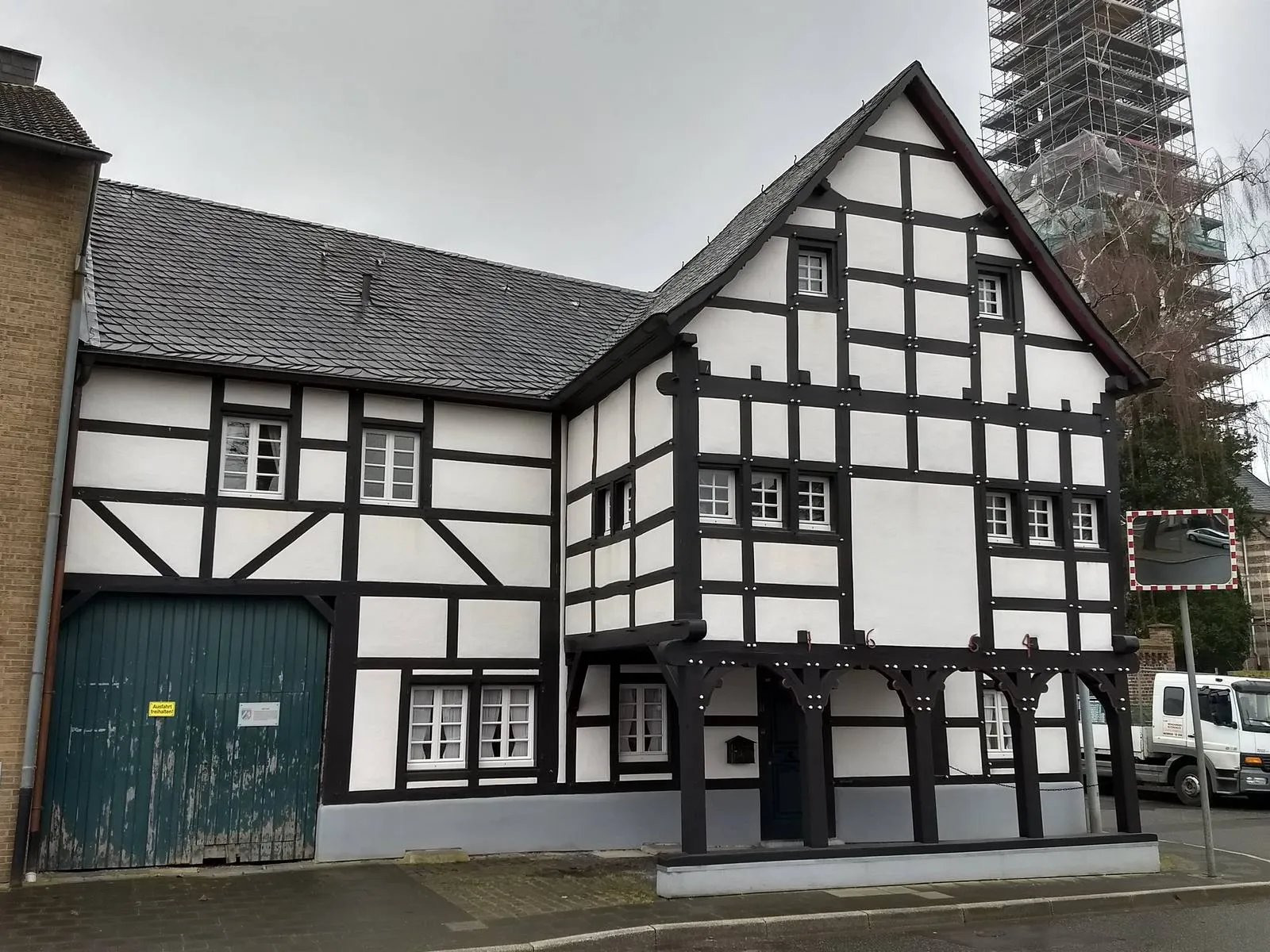 Photo showing: Timber framed house in Elsdorf-Oberembt in North Rhine-Westphalia, Germany