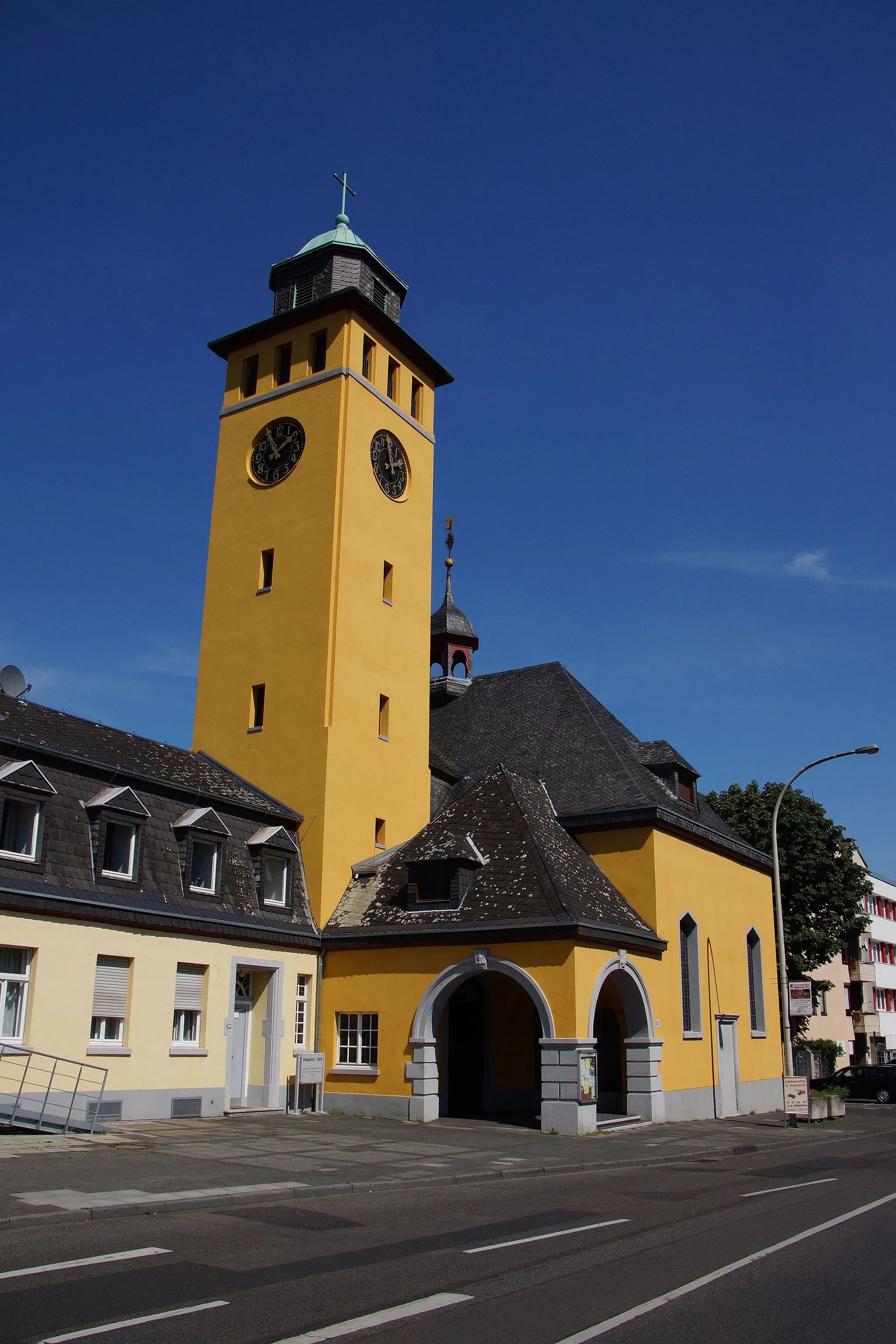 Photo showing: Evangelische Kirche in Frechen