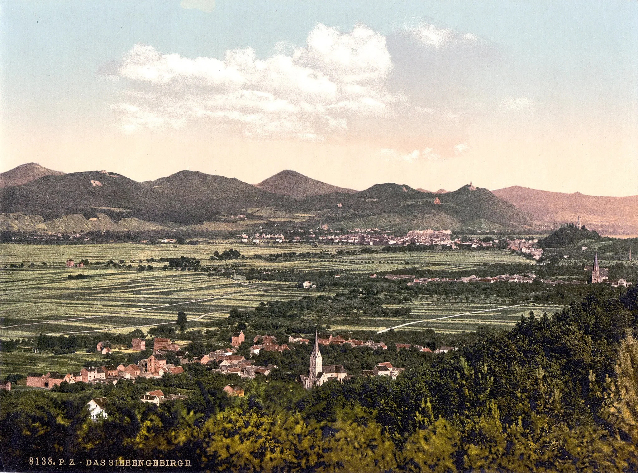 Photo showing: Siebengebirge um 1900