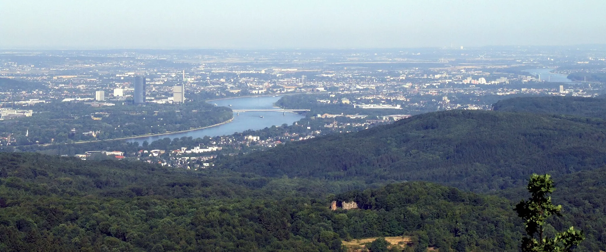 Photo showing: Blick vom Ölberg auf Bonn