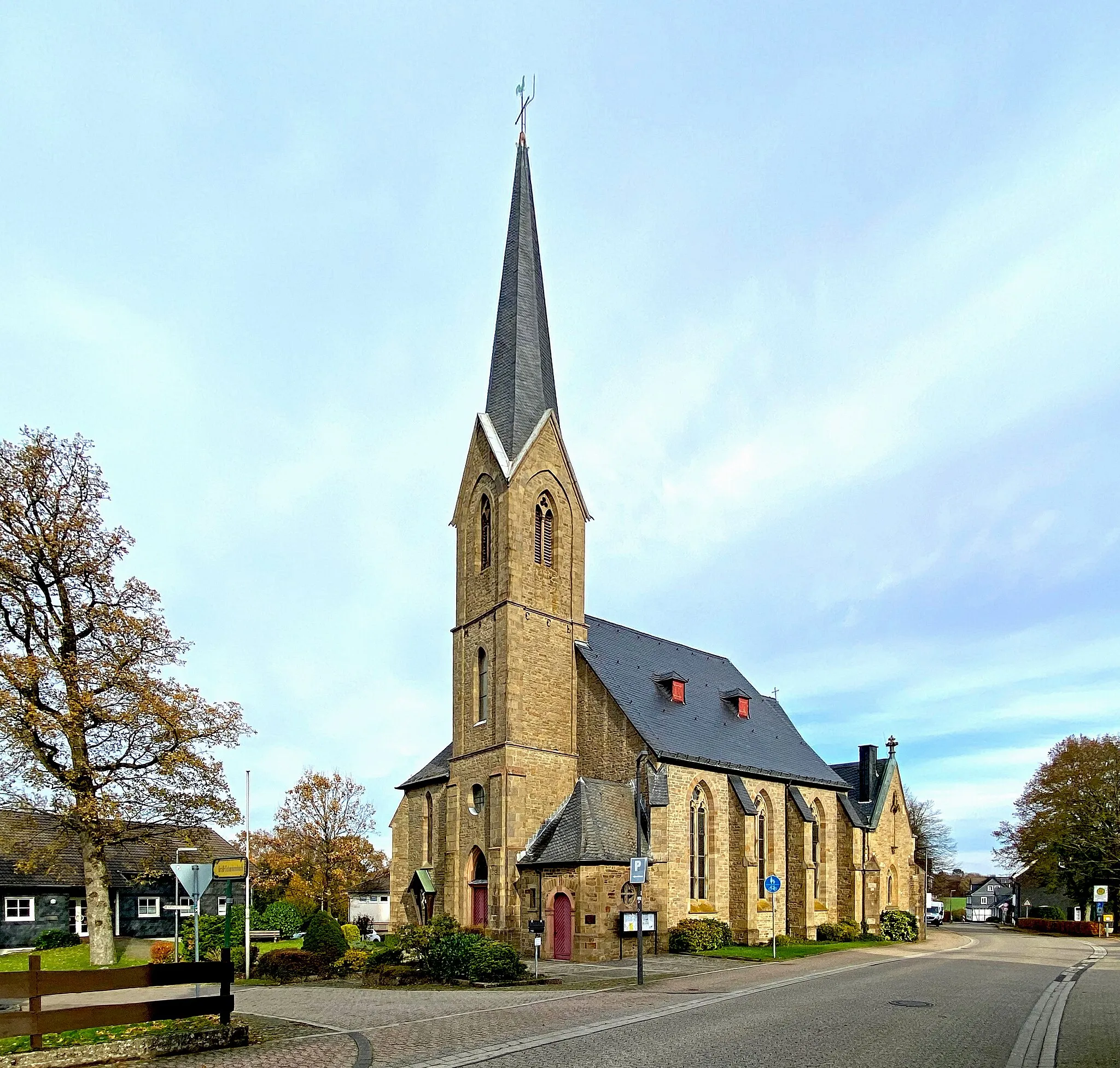 Photo showing: St. Agatha in Agathaberg (Wipperfürth)