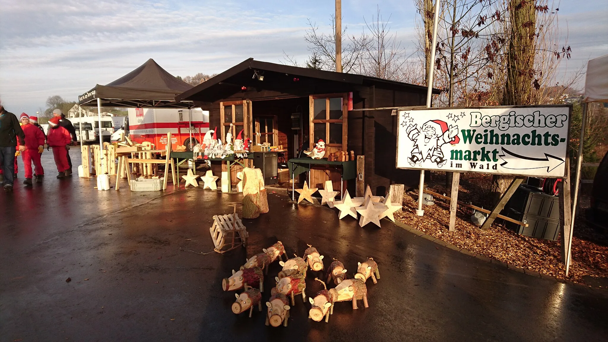 Photo showing: Bergischer Weihnachtsmarkt Kreutzhäuschen (Overath, NRW)