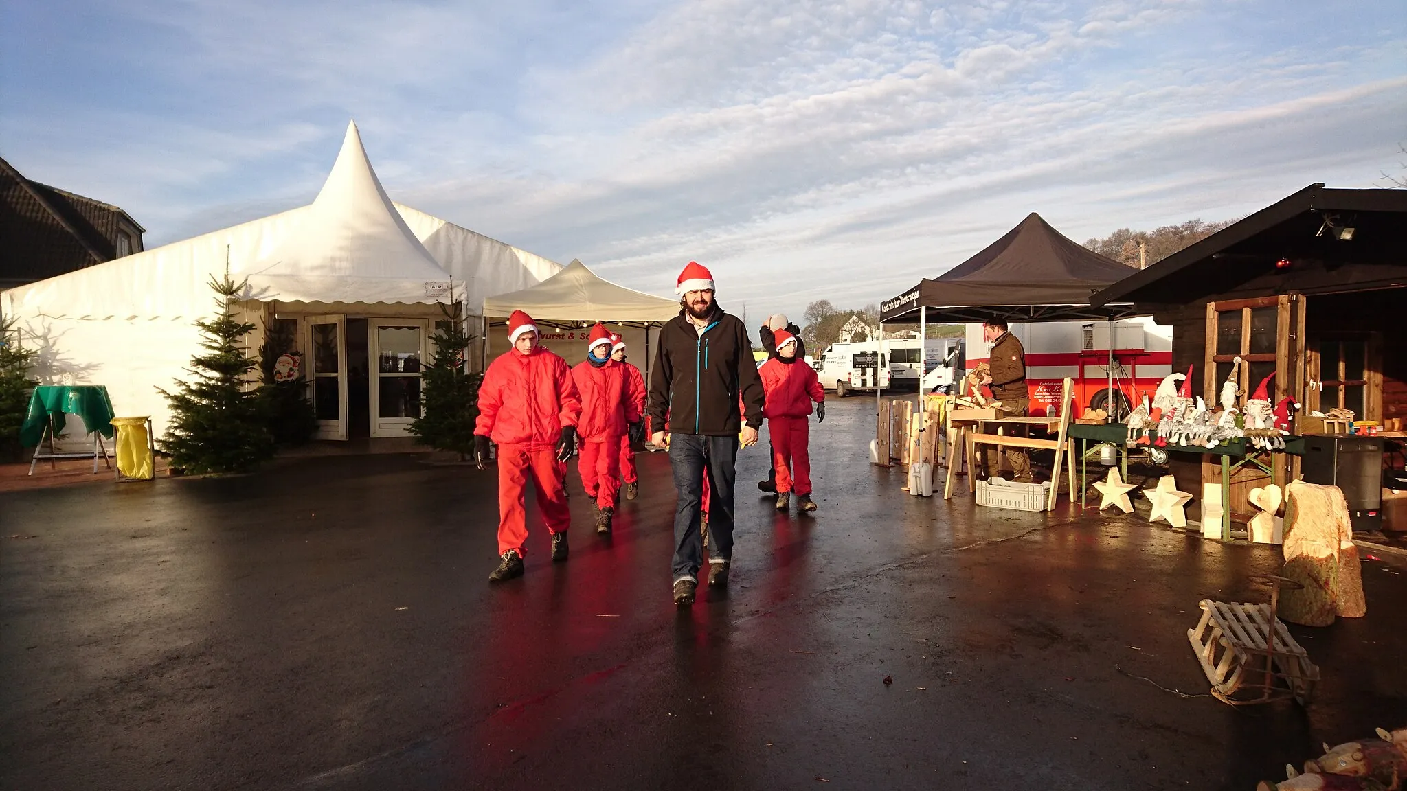 Photo showing: Bergischer Weihnachtsmarkt Kreutzhäuschen (Overath, NRW)