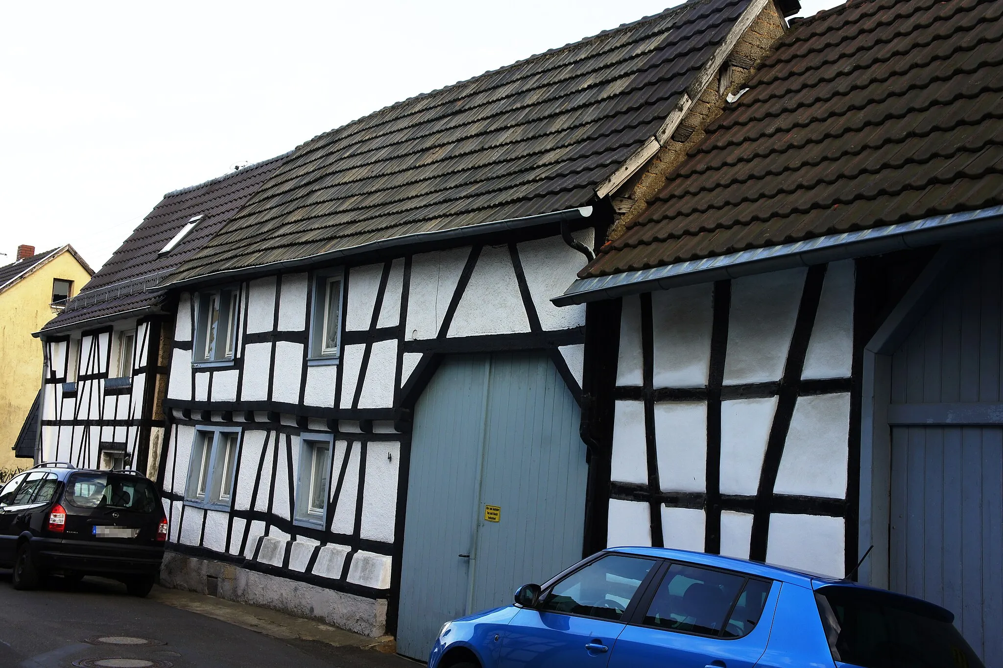 Photo showing: Denkmalgeschützter Fachwerkgeschossbau, Unterdorf 4, Wachtberg-Gimmersdorf