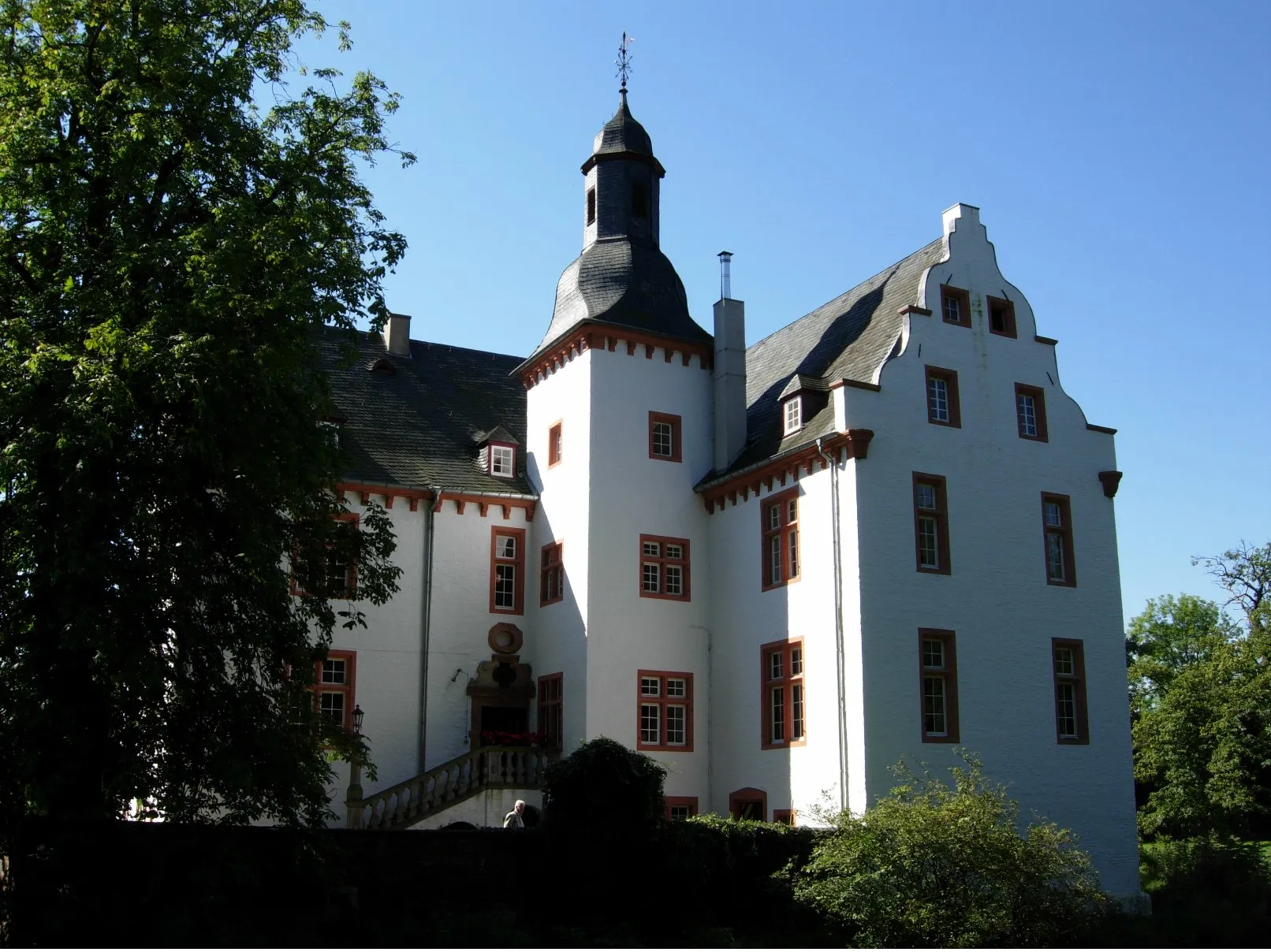 Photo showing: Burg Metternich am Swistbach, Metternich (Weilerswist)