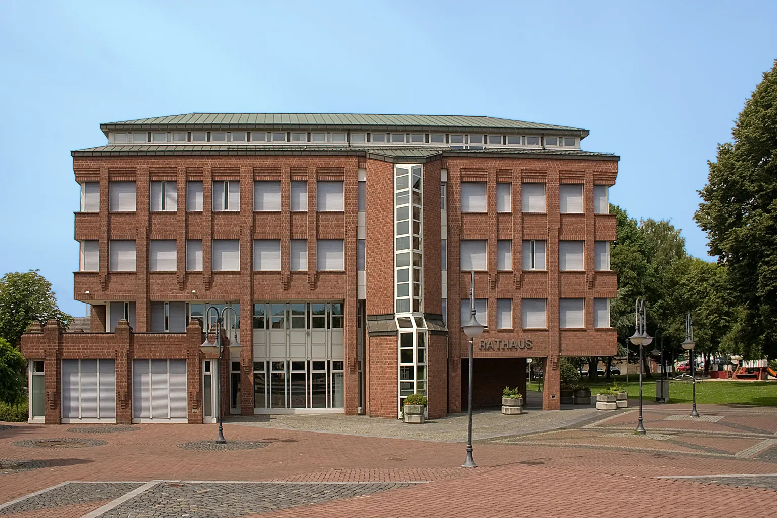 Photo showing: Rathaus  in Hückelhoven.