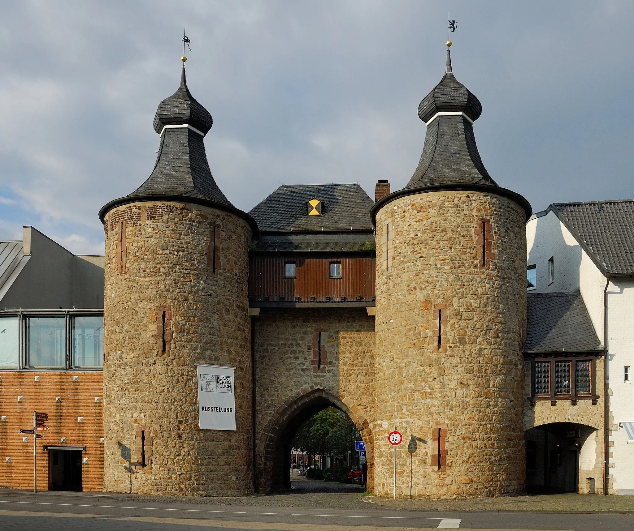 Photo showing: Hexenturm, Jülich, Kleine Ruhrstraße