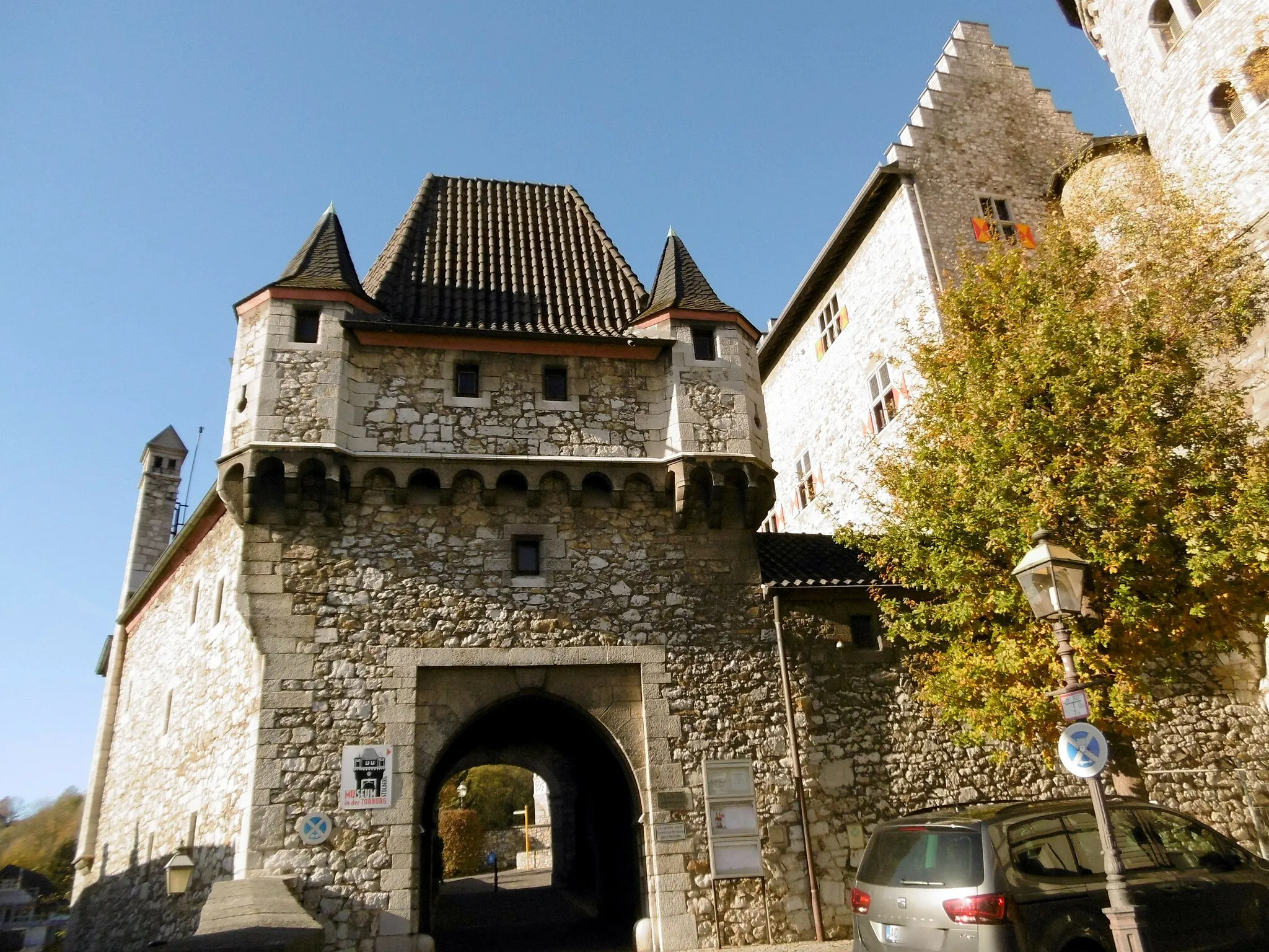 Photo showing: Außenansicht Vorburg Burg Stolberg