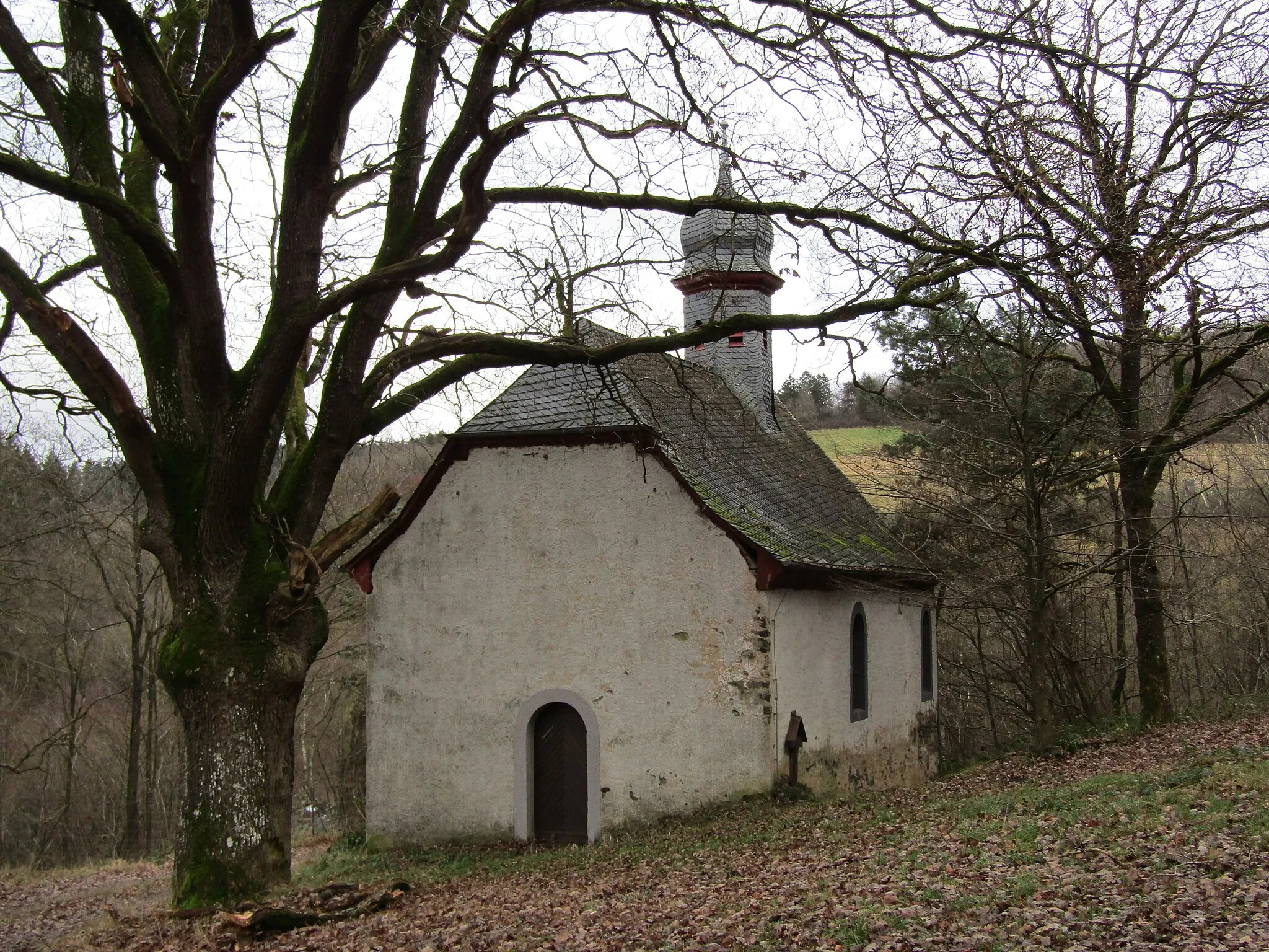Photo showing: Die Kapelle St. Michael in Oberheckenbach im Dezember 2021