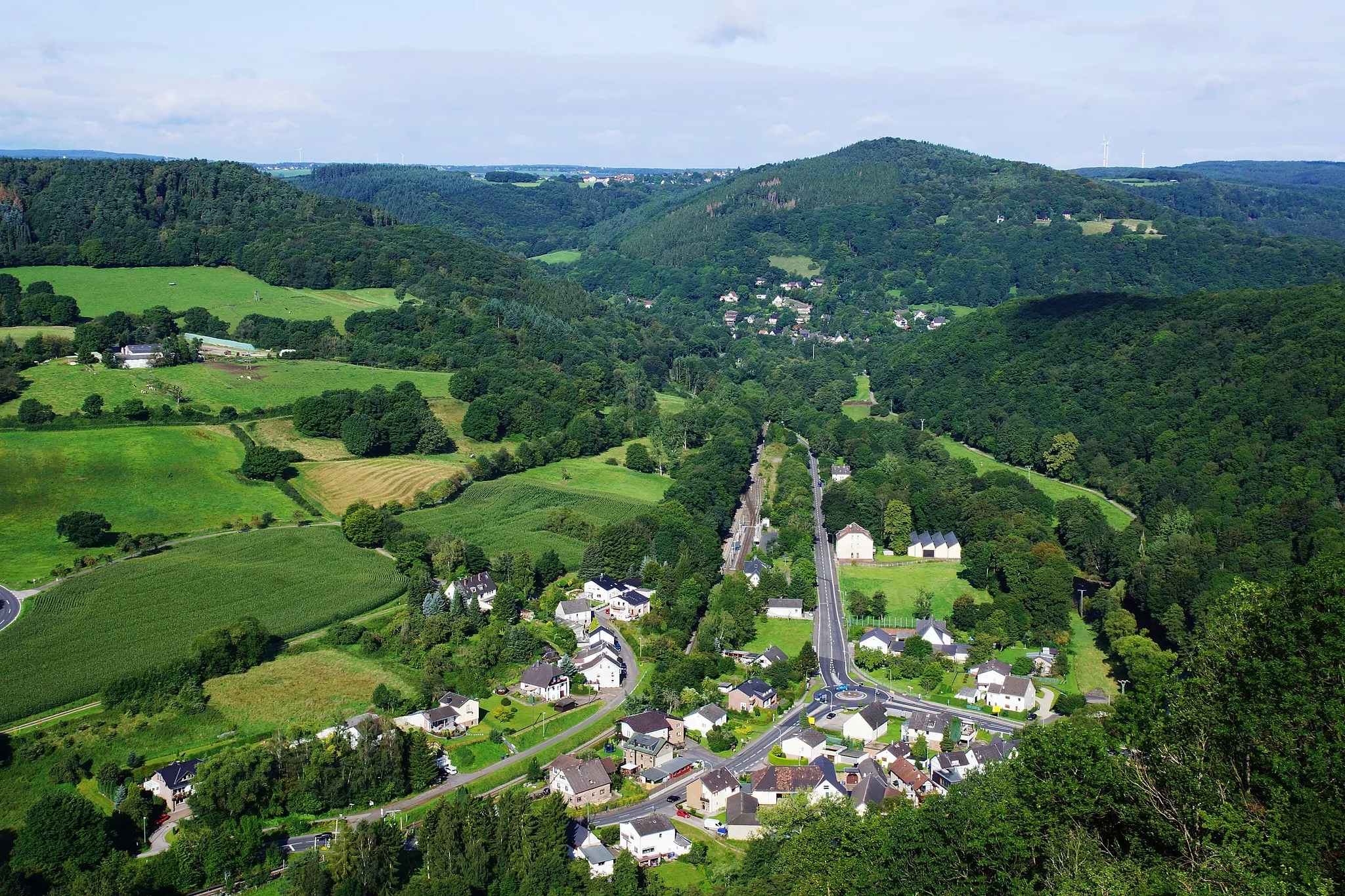 Photo showing: A part of Nideggen - view from Burg Nideggen