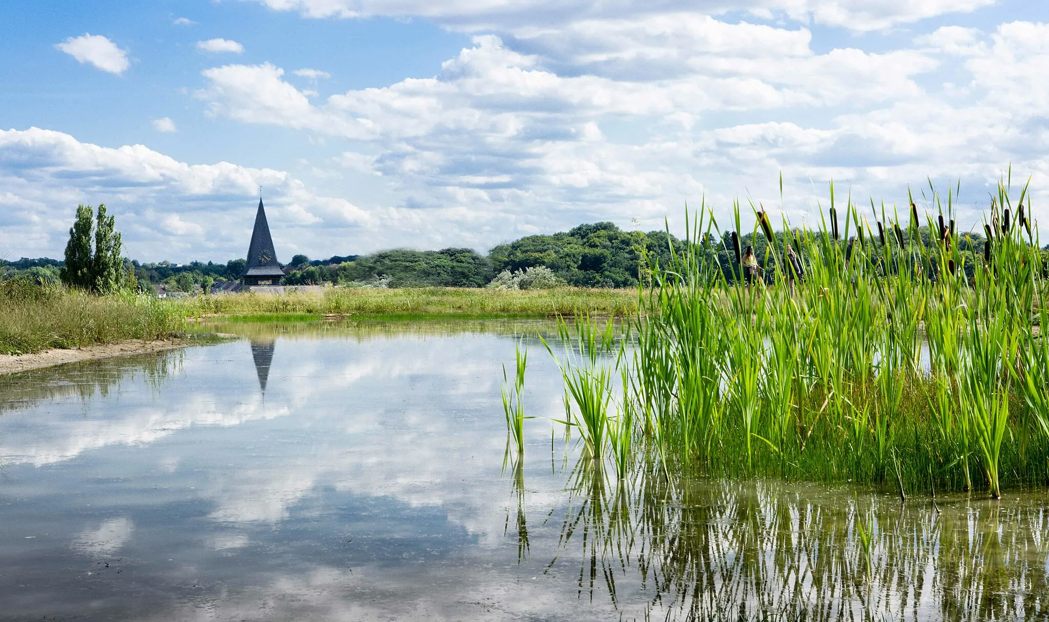 Photo showing: Eygelshof is de eerste natuurbegraafplaats van Zuid-Limburg. Door de hoge ligging biedt dit nieuwe natuurgebied een uitzicht over het omliggende heuvellandschap.