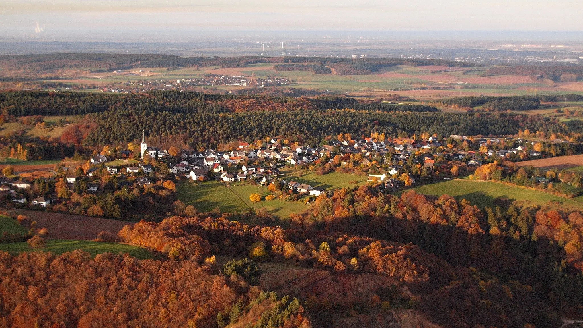 Photo showing: Eschweiler (Bad Münstereifel), Luftaufnahme (2015)