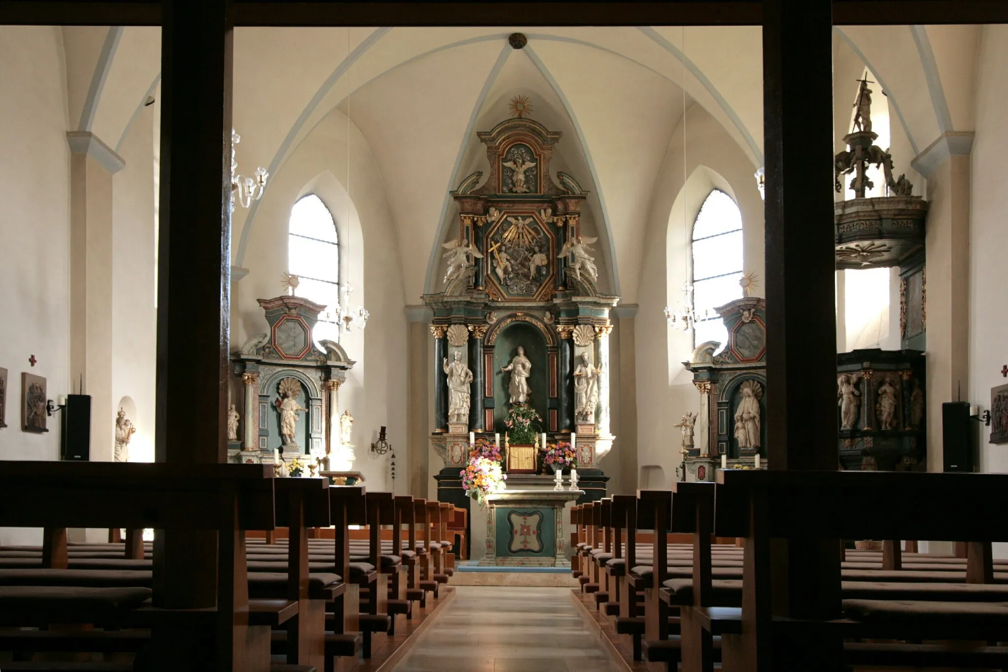 Photo showing: Innenansicht der Kirche in Römershagen Gemeinde Wenden