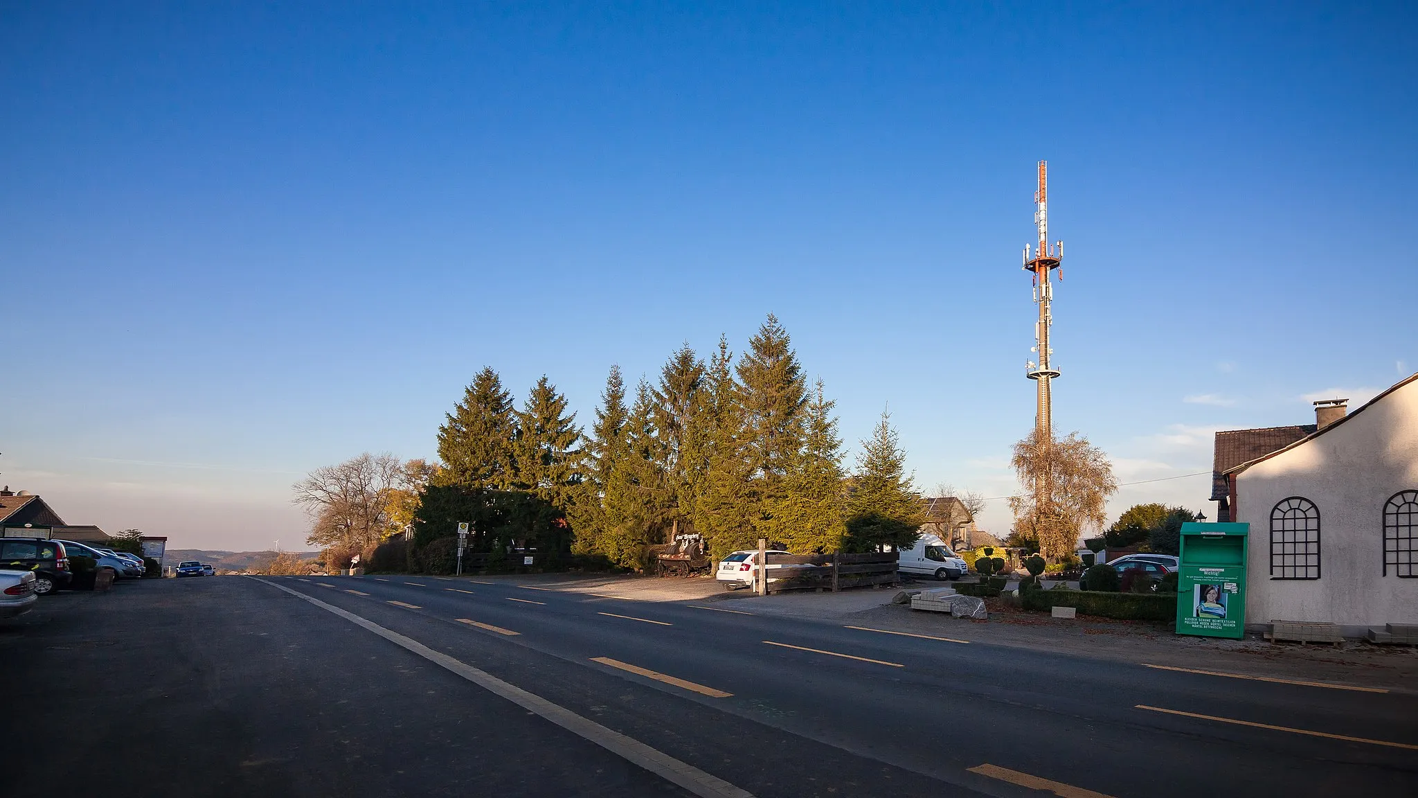 Photo showing: The top of Breckerfeld mountain Wengeberg, the highest point in the Ennepe-Ruhr-Kreis district.