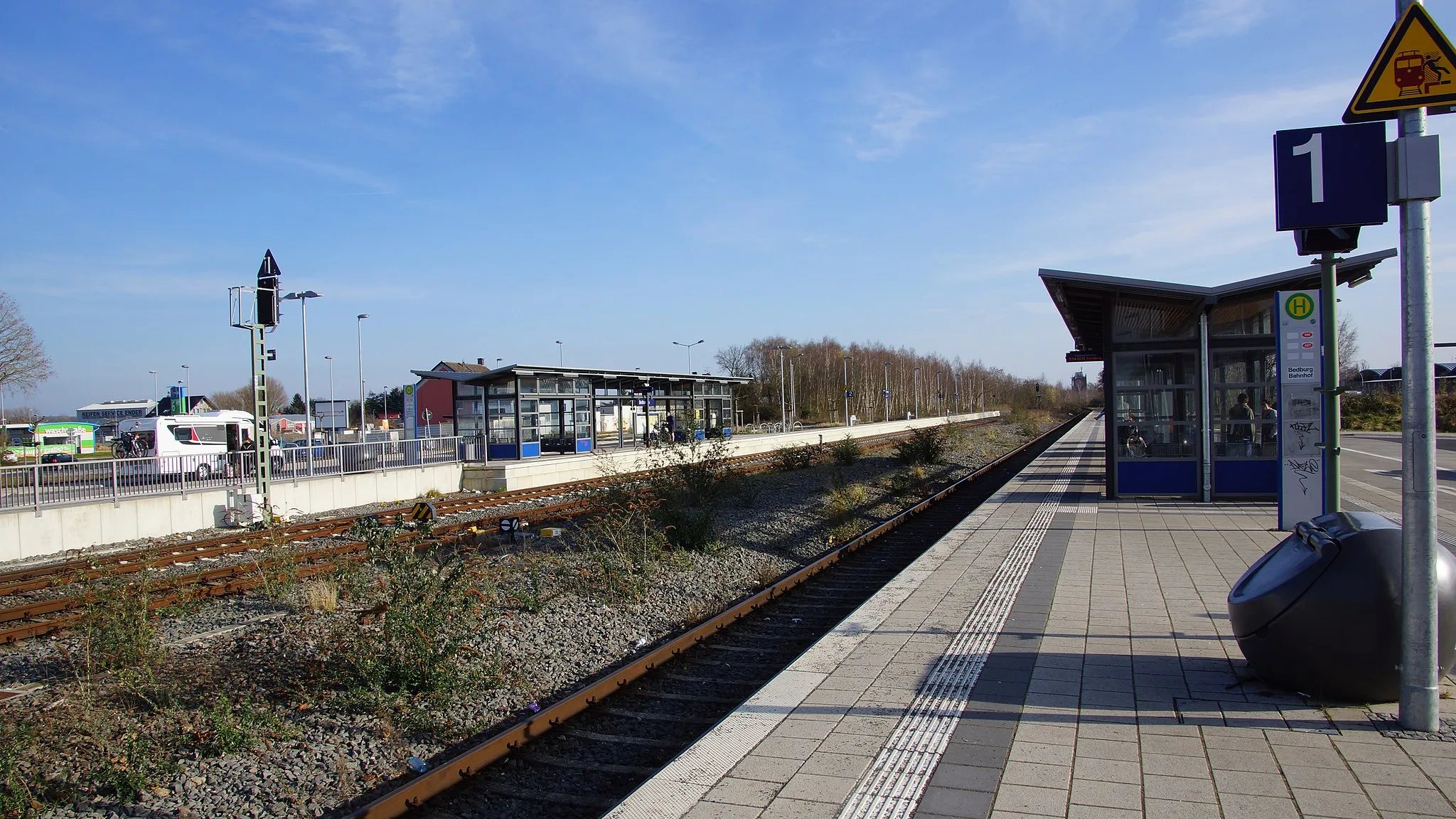 Photo showing: Bahnhof Bedburg.