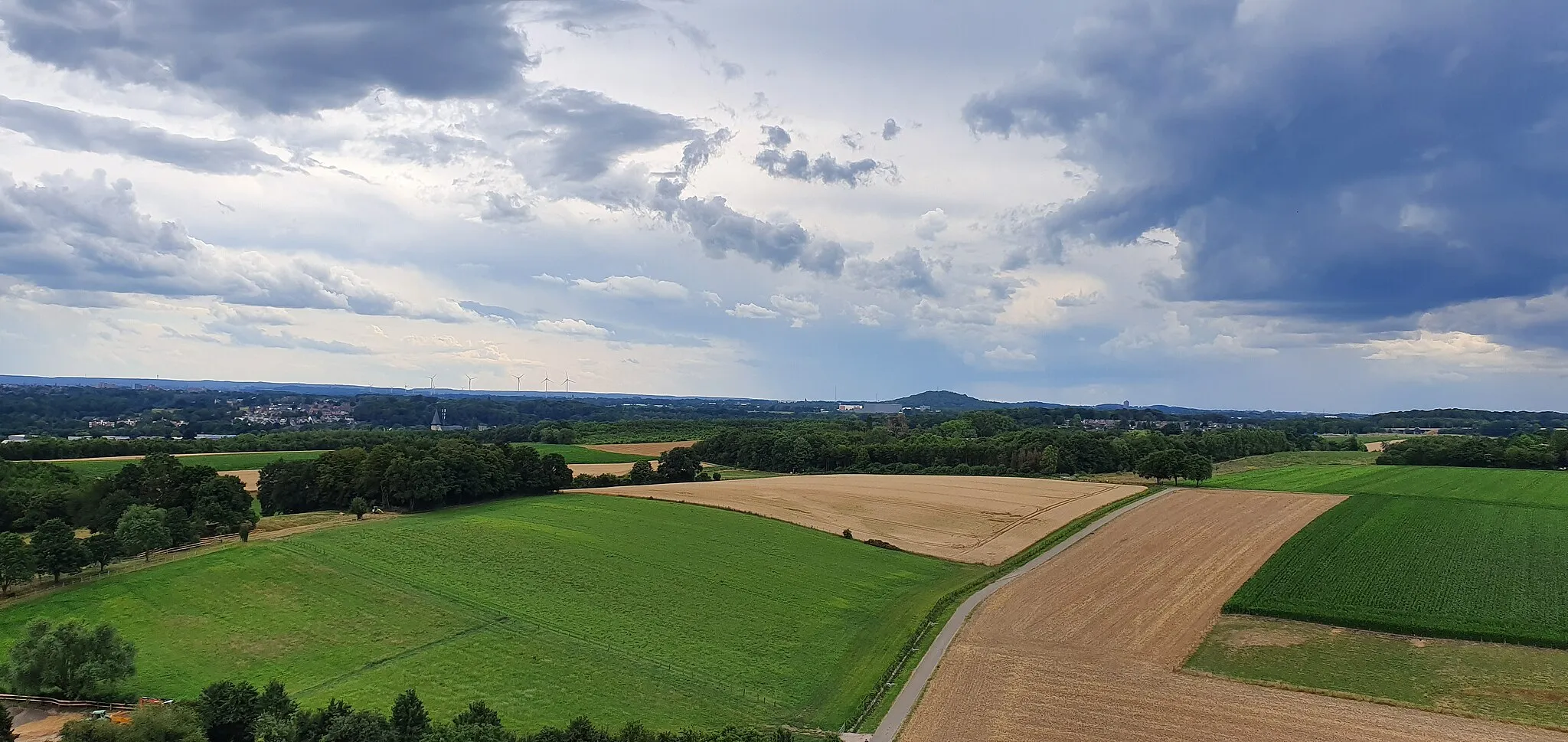 Photo showing: Water tower (Rimburg) Watertoren (Rimburg) view from the top 02