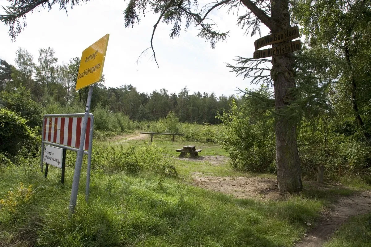 Photo showing: Zicht op wandelgebied bij Weissenstein, op de grens van Nederland/Duitsland (opmerking: Publicatie: TRAP Brüggen, een cultuurhistorische fietstocht)