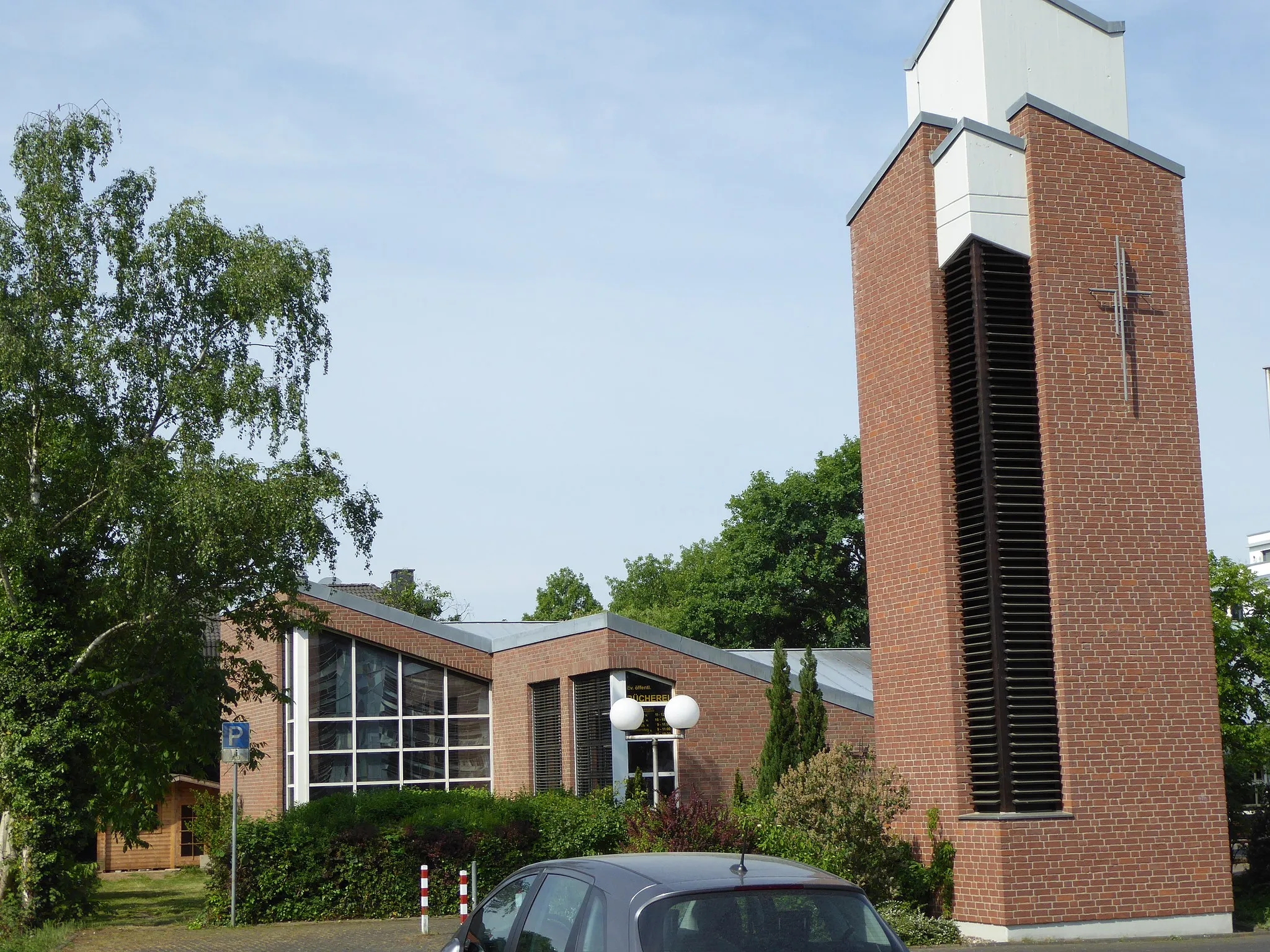 Photo showing: Protestant Christuskirche in Hangelar