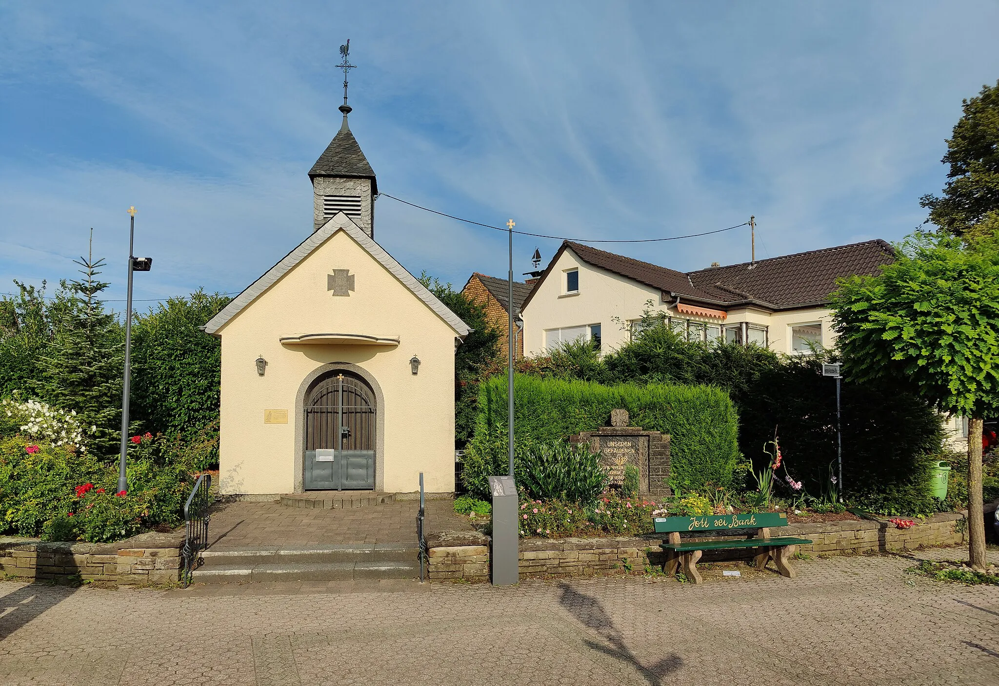 Photo showing: Donatuskapelle Rauschendorf, Stadt Königswinter, Rhein-Sieg-Kreis, Nordrhein-Westfalen, Deutschland