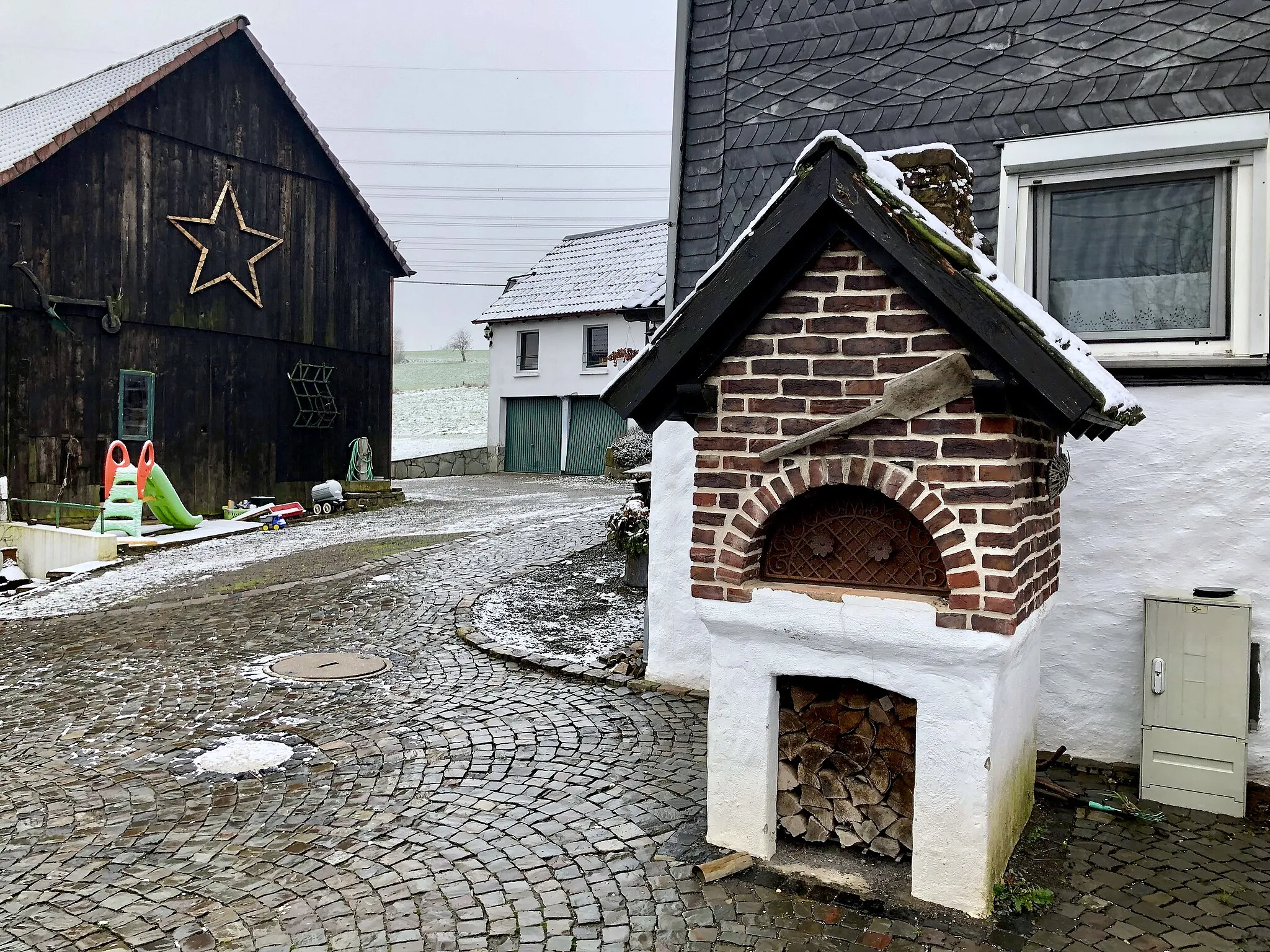 Photo showing: Settlement (village) Rodt (Gummersbach. North Rhine-Westphalia, Germany).