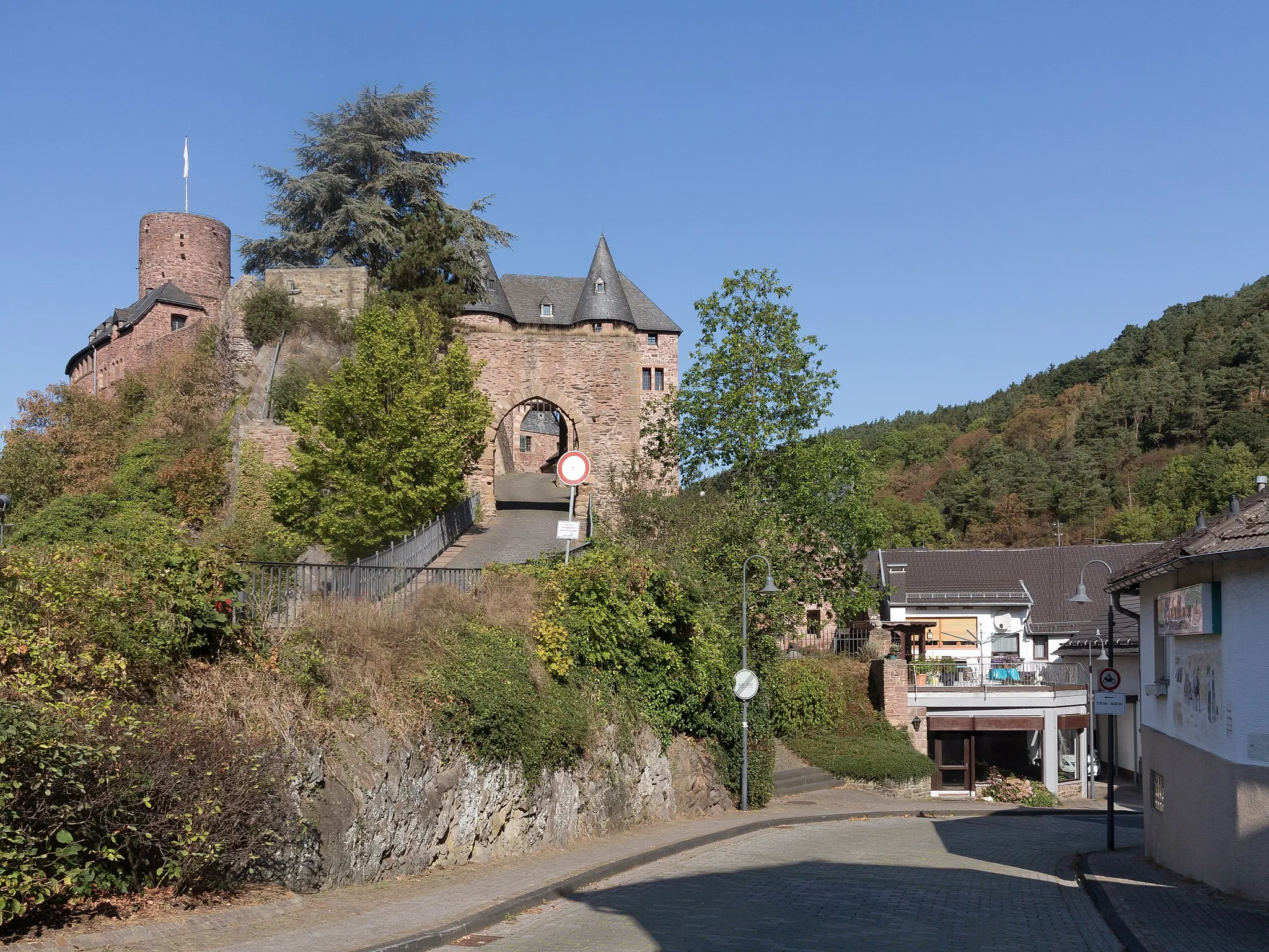 Photo showing: Heimbach, castle - Burg Hengebach