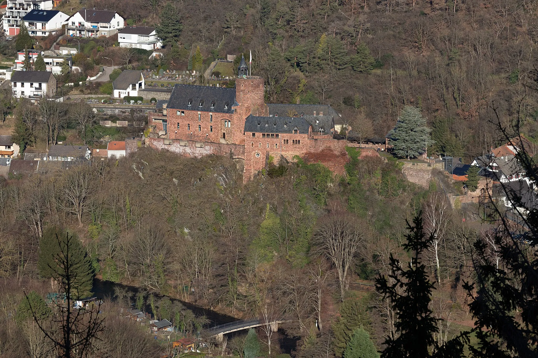 Photo showing: Burg Hengebach in Heimbach / Eifel