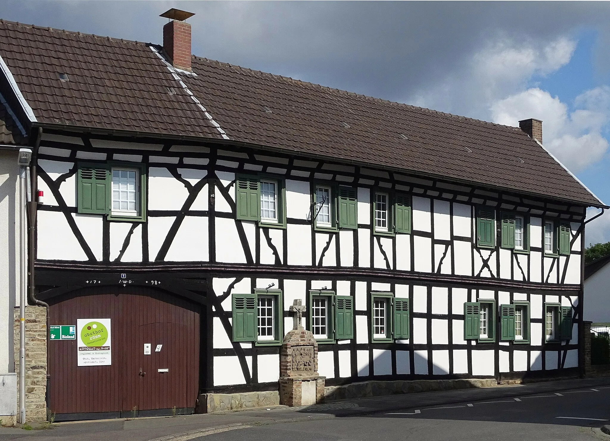 Photo showing: Half-timbered house in Ersdorf, Pater-Müller-Straße 1.