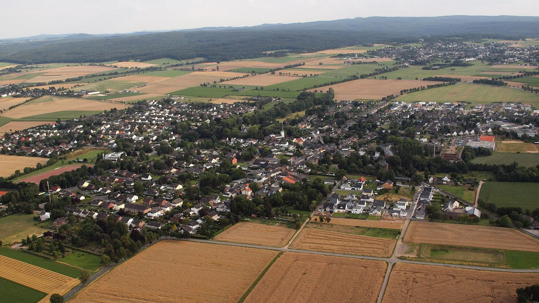 Photo showing: Flamersheim, Luftaufnahme (2015)