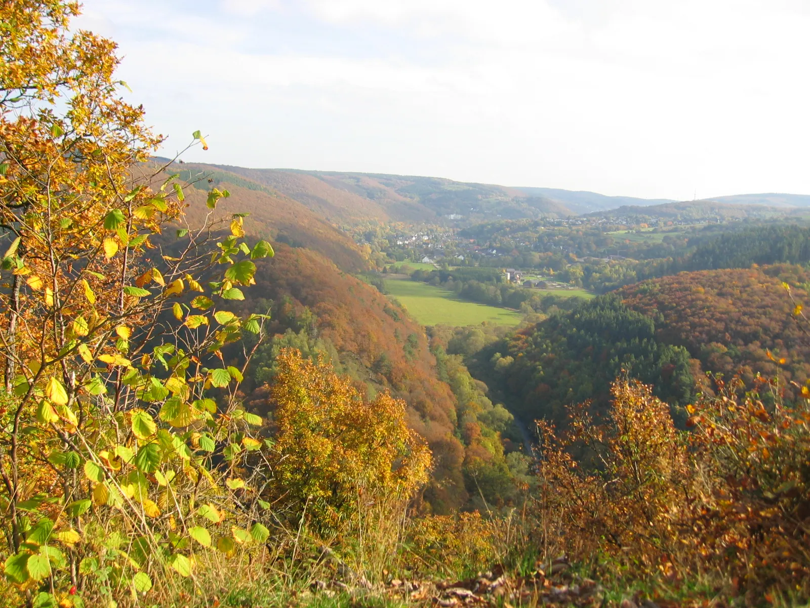 Photo showing: Gemünd im Tal der Urft im Herbst 2013