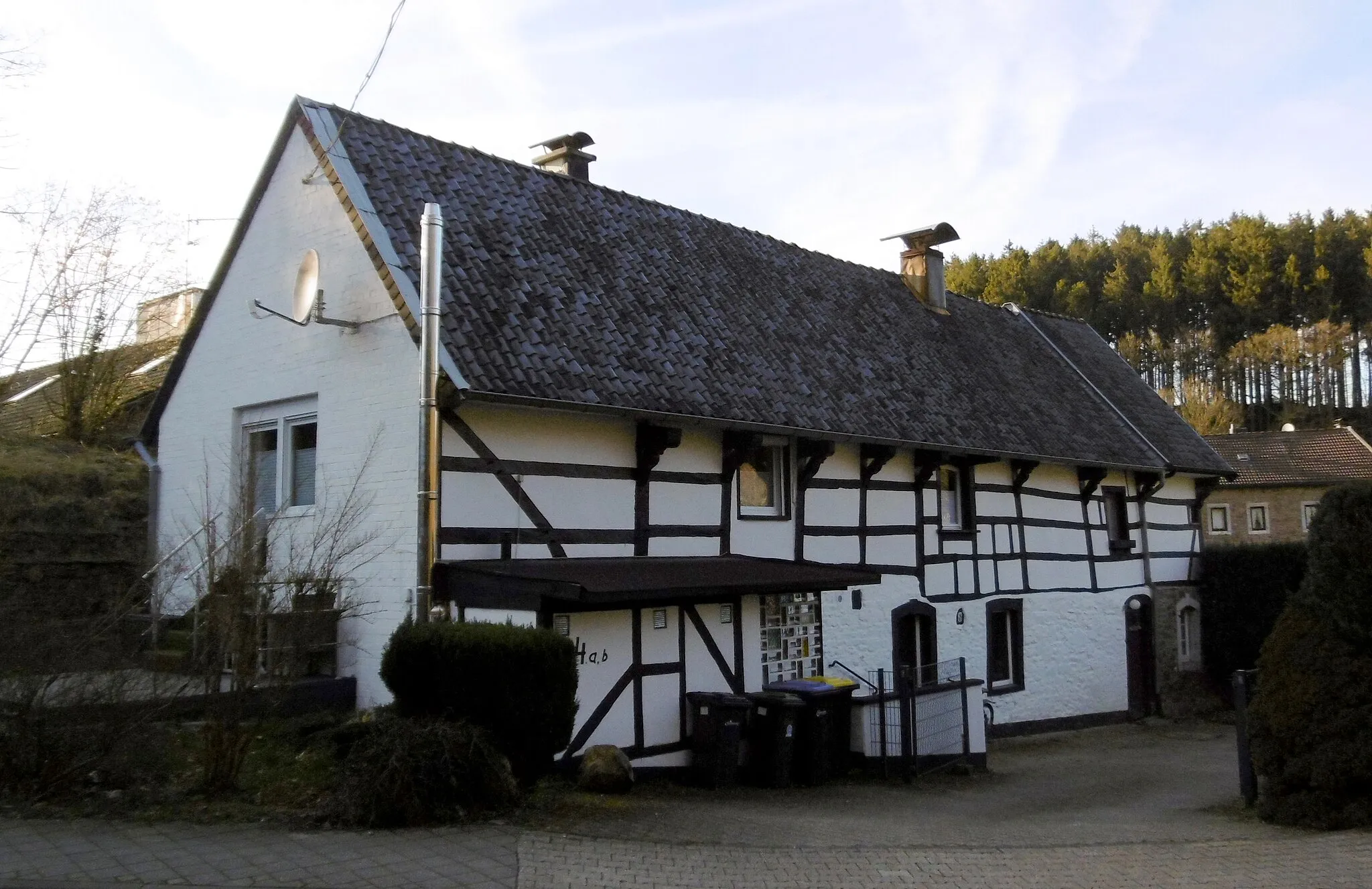 Photo showing: Baudenkmal Hahner Straße 4 in Roetgen-Mulartshütte