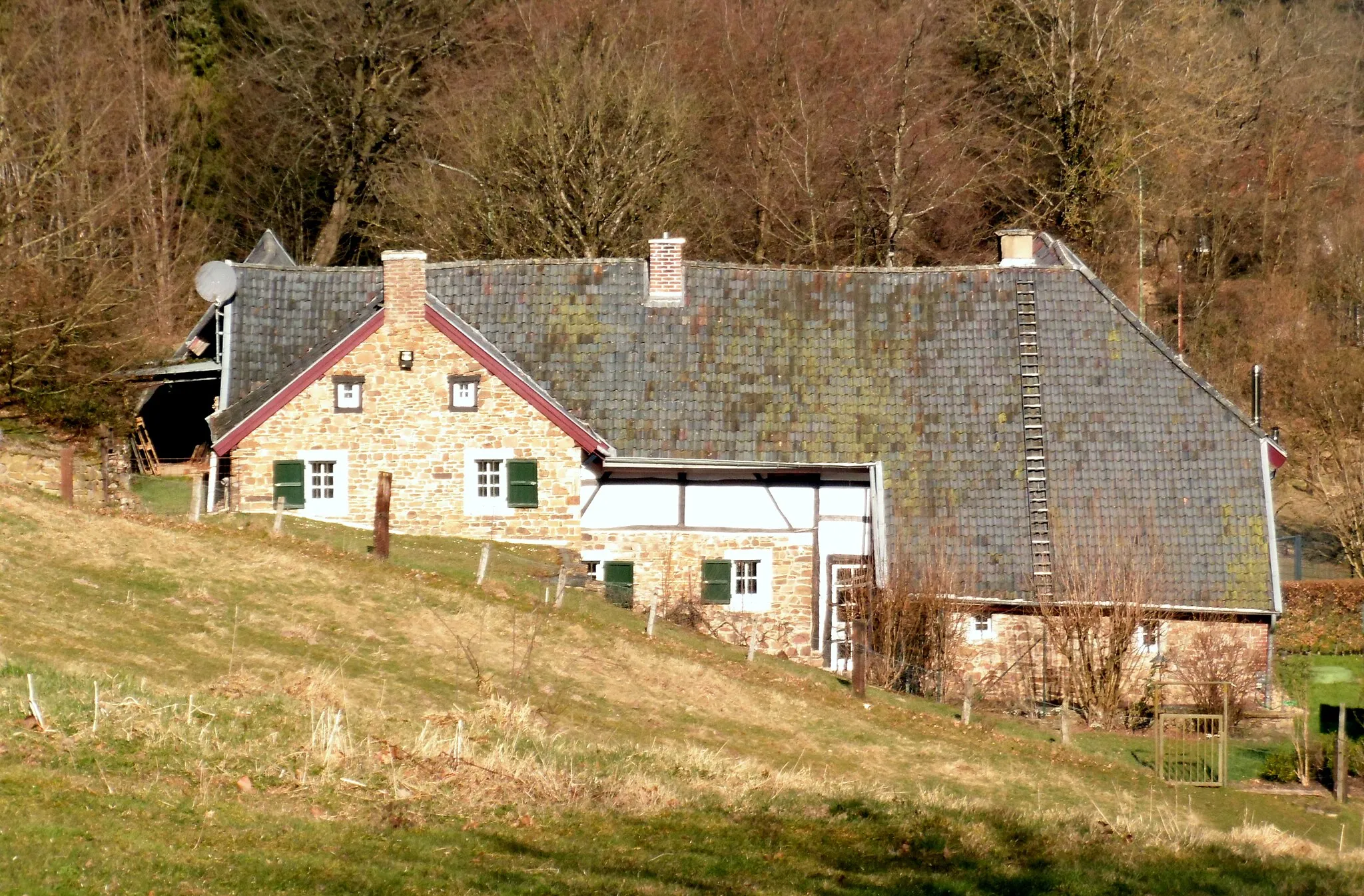 Photo showing: Baudenkmal Hahner Straße 35 in Roetgen-Mulartshütte