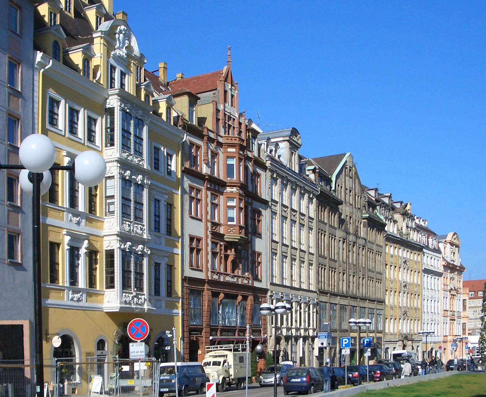 Photo showing: Katharinenstraße in Leipzig