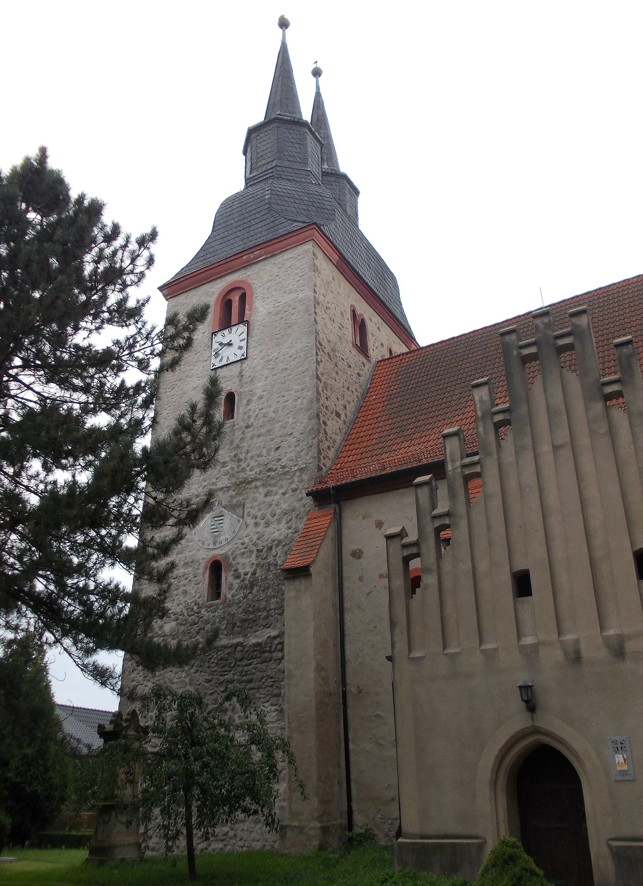 Photo showing: St. Lawrence Church in Krostitz (Nordsachsen district, Saxony)