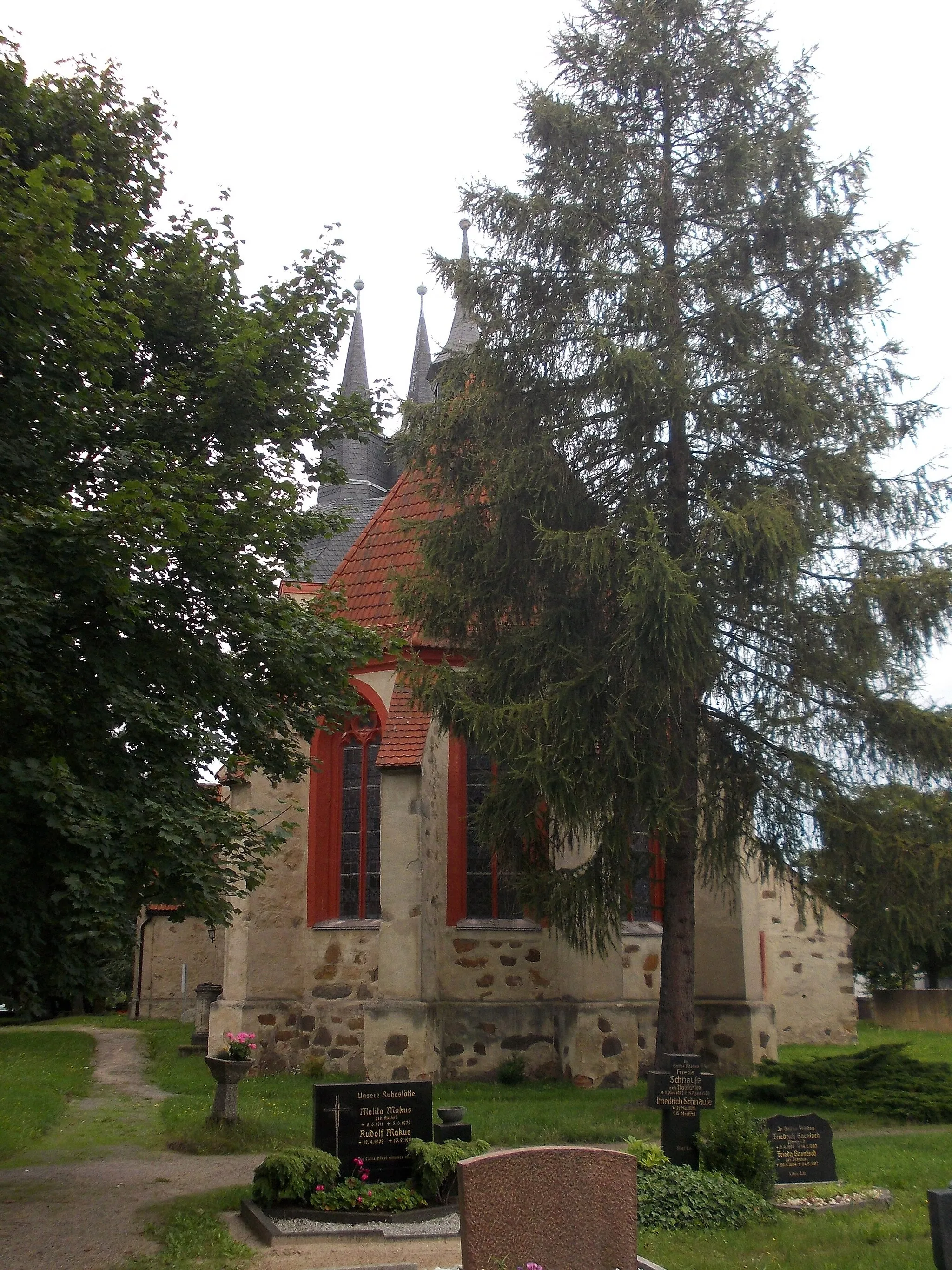 Photo showing: St. Lawrence Church in Krostitz (Nordsachsen district, Saxony)