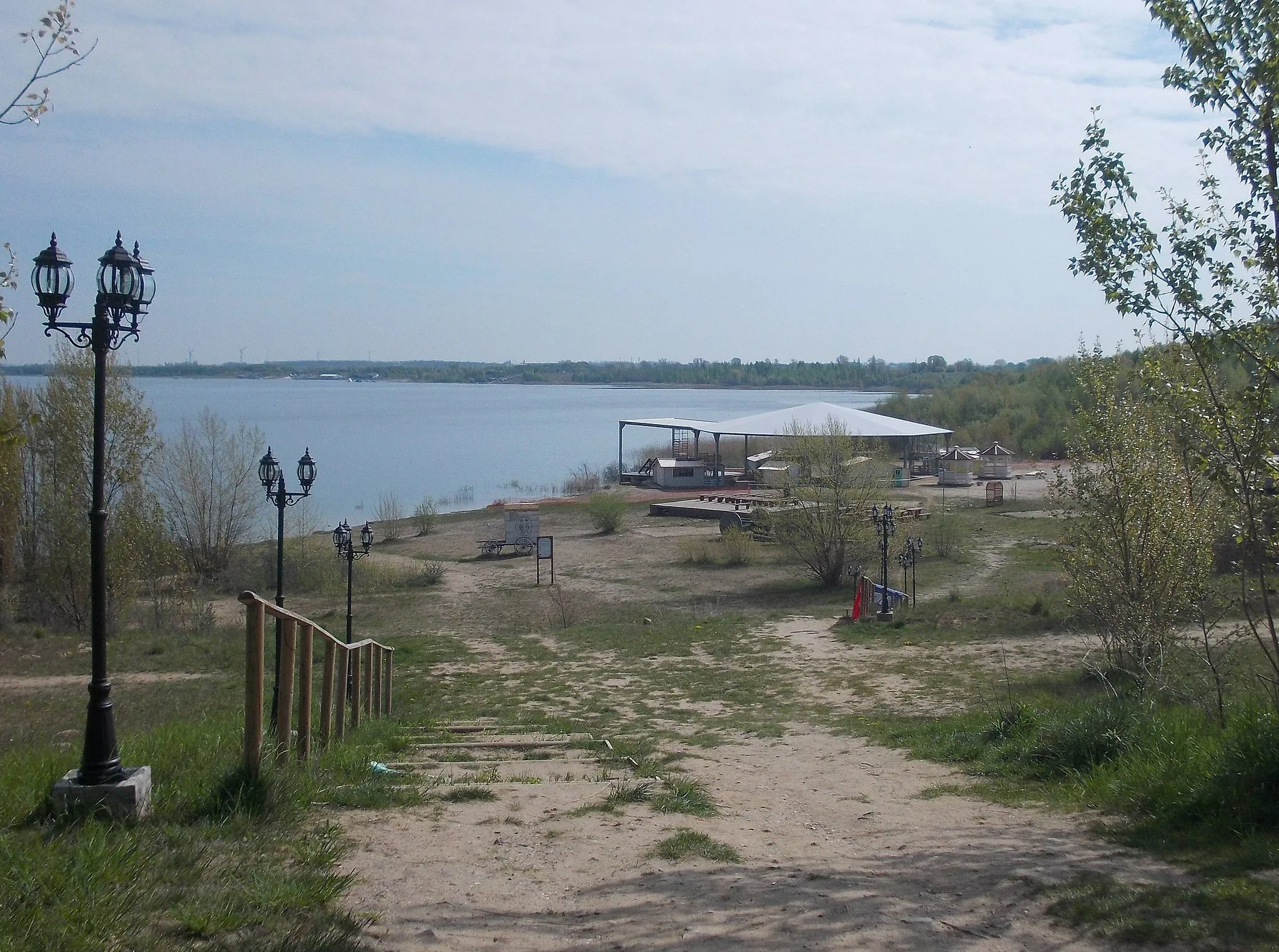 Photo showing: Biedermeier Beach of Schladitz Lake near Hayna (Schkeuditz, Nordsachsen district, Saxony)