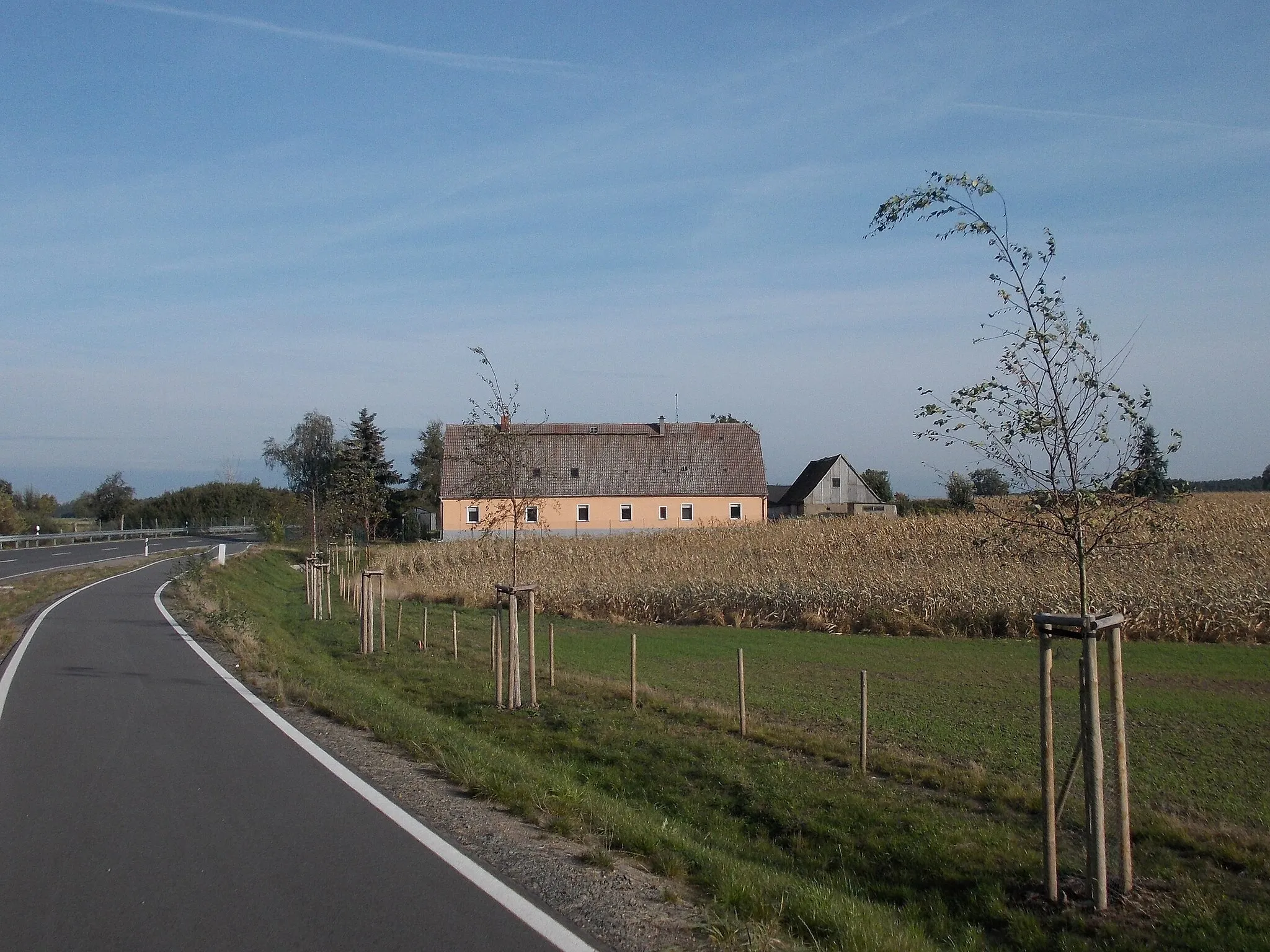 Photo showing: Neusorge near Prausitz (Arzberg, Nordsachsen district, Saxony)