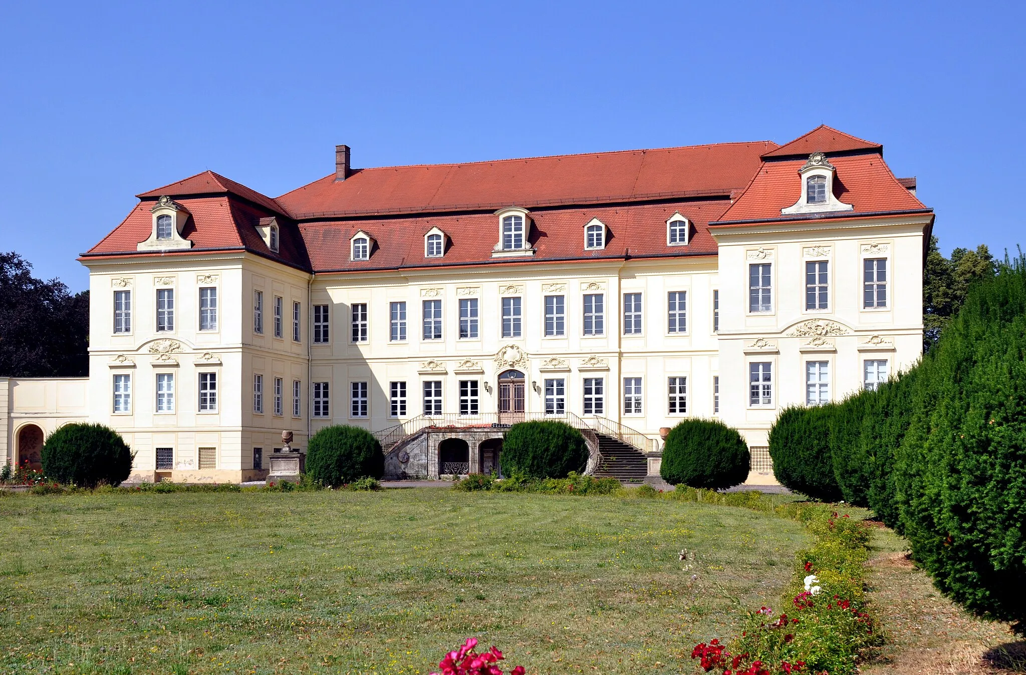 Photo showing: Nischwitz (Gemeinde Thallwitz, Landkreis Leipzig), Schloss Nischwitz